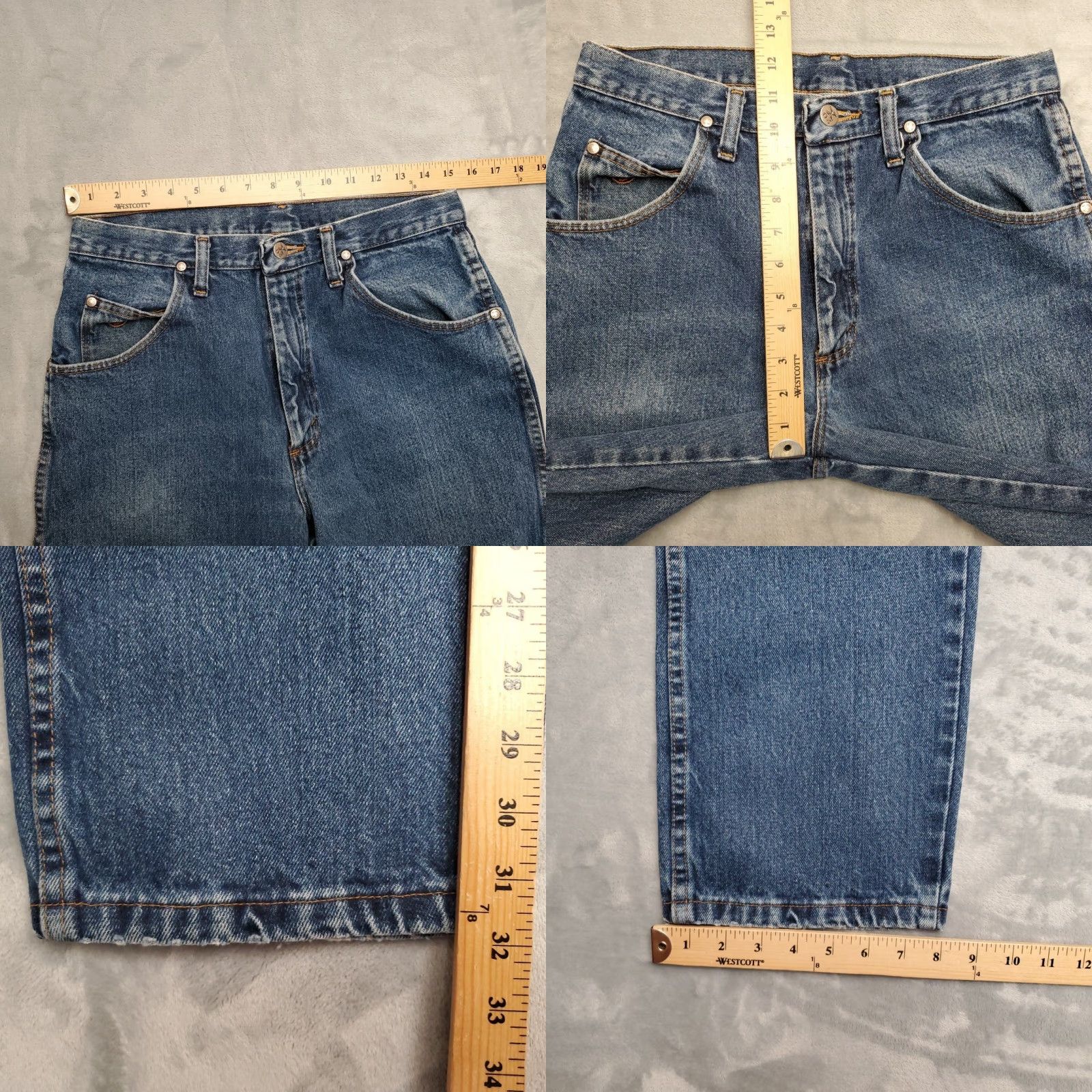Wrangler VINTAGE Wrangler 20X Jeans Mens 31x32 Blues Twenty X Relaxed Rodeo Western Cowboy Classic Size US 31 - 8 Thumbnail