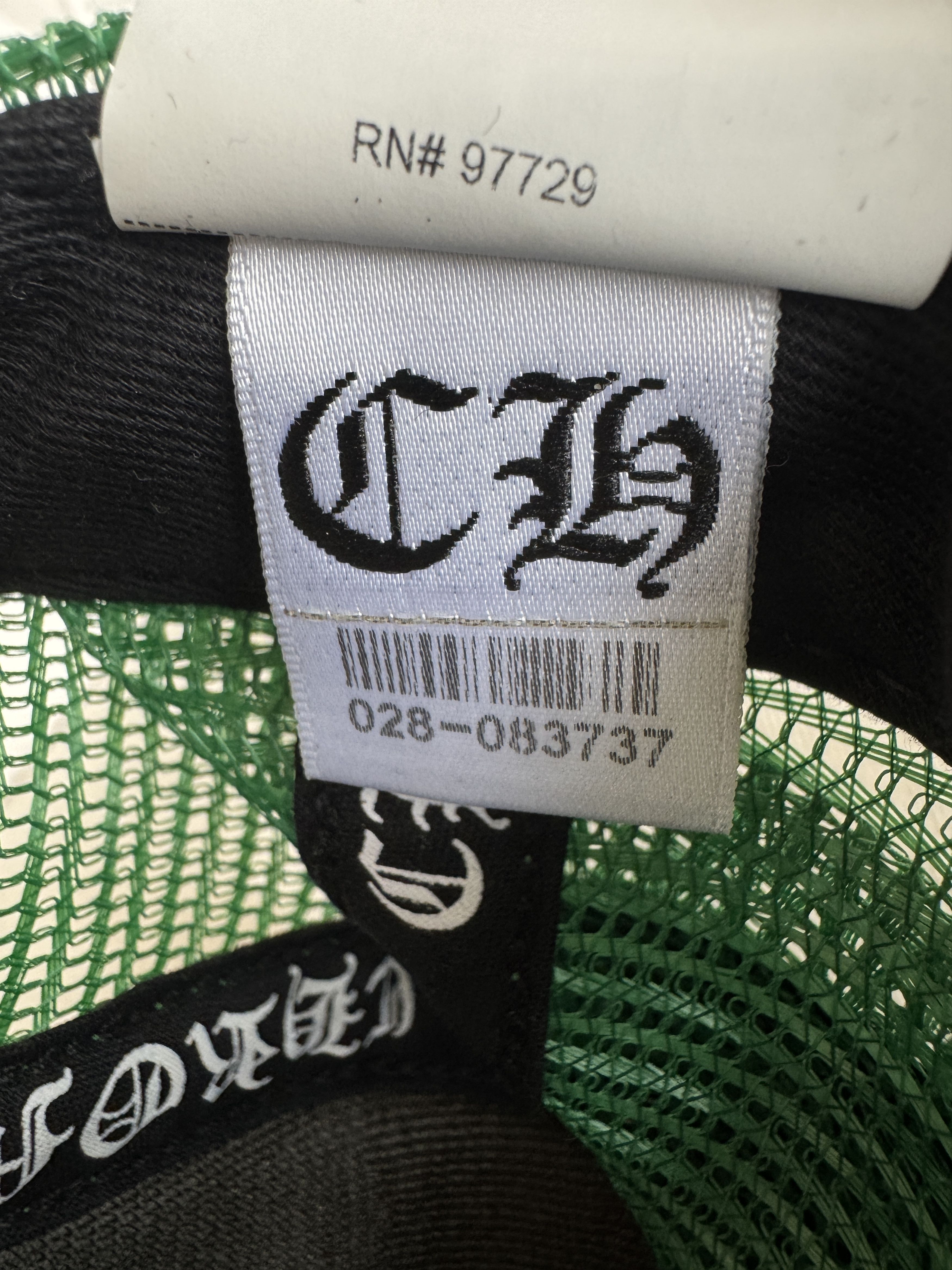 Chrome Hearts Green CH Hollywood Trucker Size ONE SIZE - 7 Thumbnail