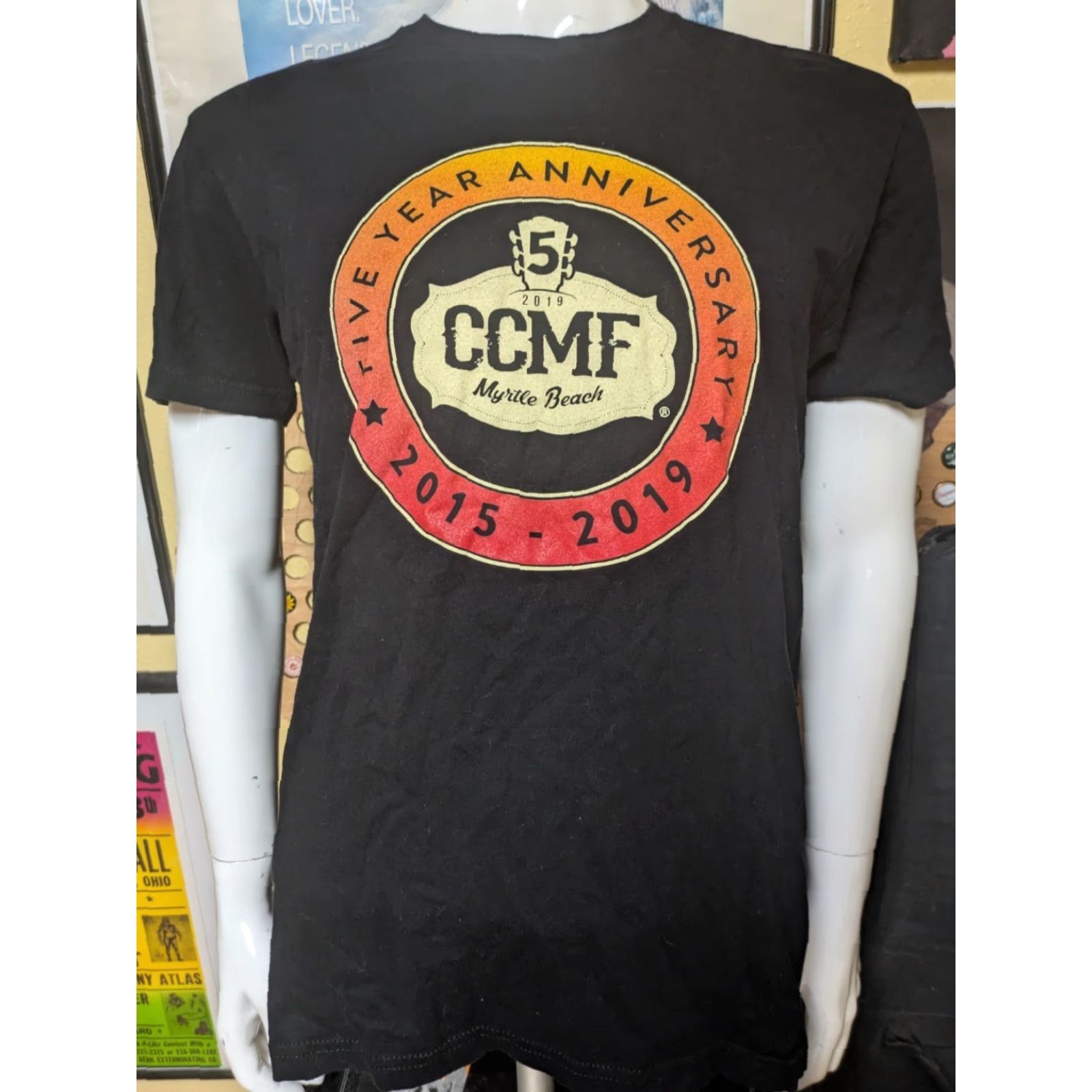 Next Level VINTAGE CCMF 2019 T Shirt Carolina Country Music Fest CCMF 2019 T Shirt Large Nice Alabama Dierks Bentley Size US L / EU 52-54 / 3 - 2 Thumbnail