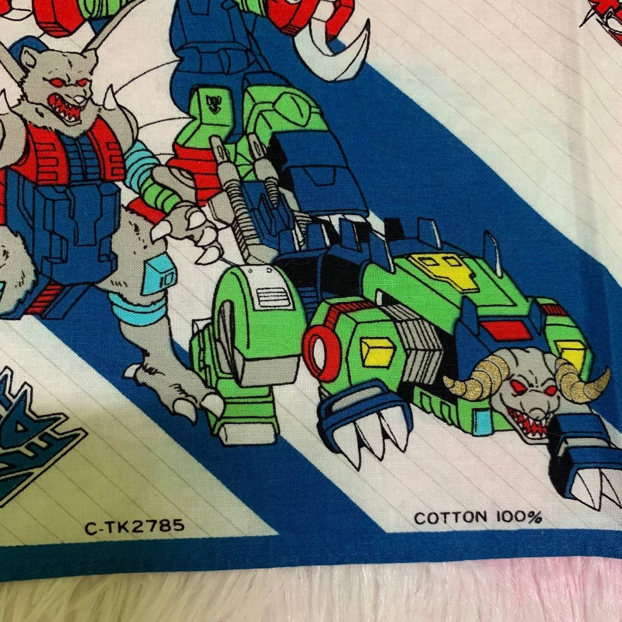 Japanese Brand × Transformers × Vintage RARE Vintage Transformers 1988 Handkerchief Bandana Size ONE SIZE - 3 Thumbnail