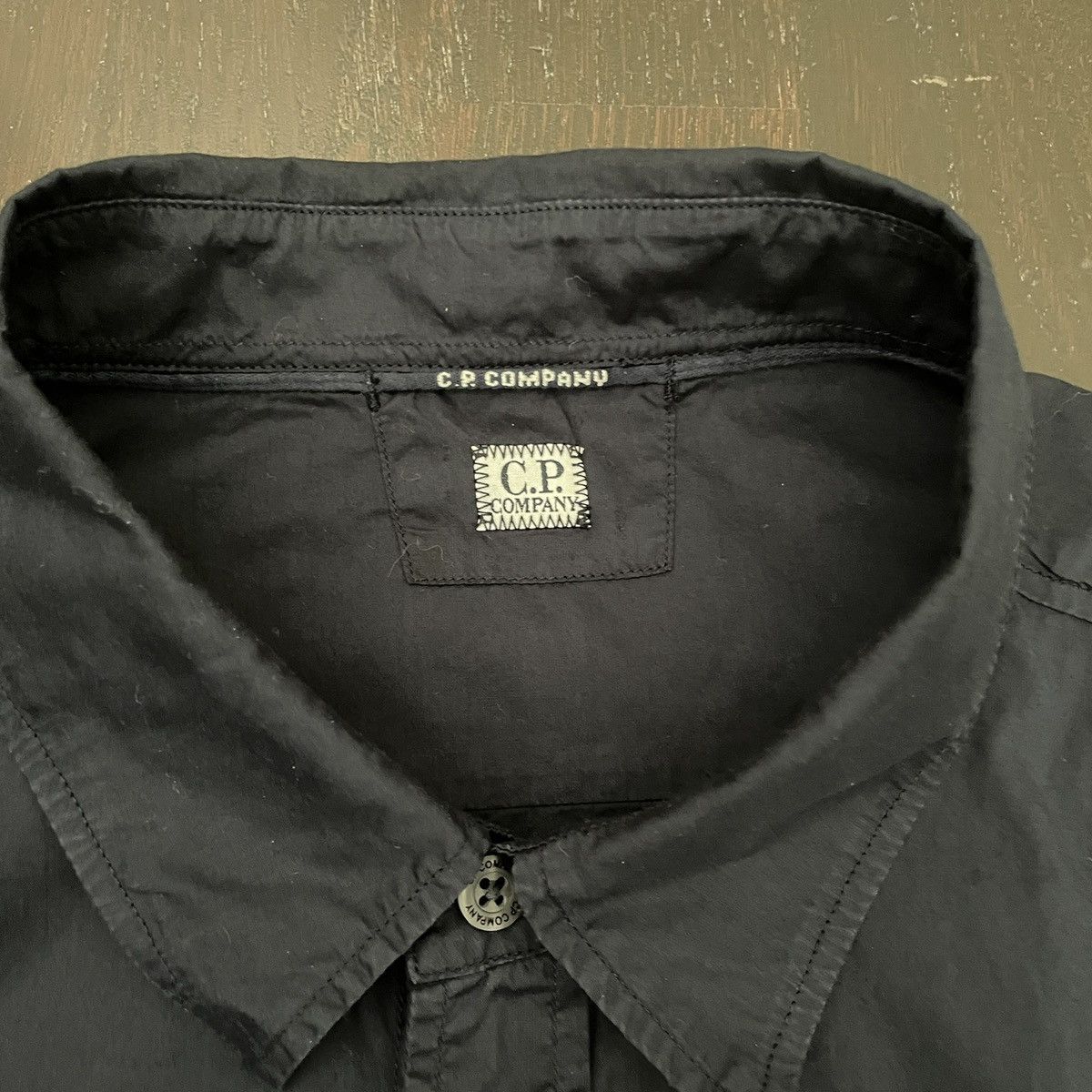 C.P. Company CP Company Midnight Button Up Shirt Delicate Cotton Size US XL / EU 56 / 4 - 3 Thumbnail