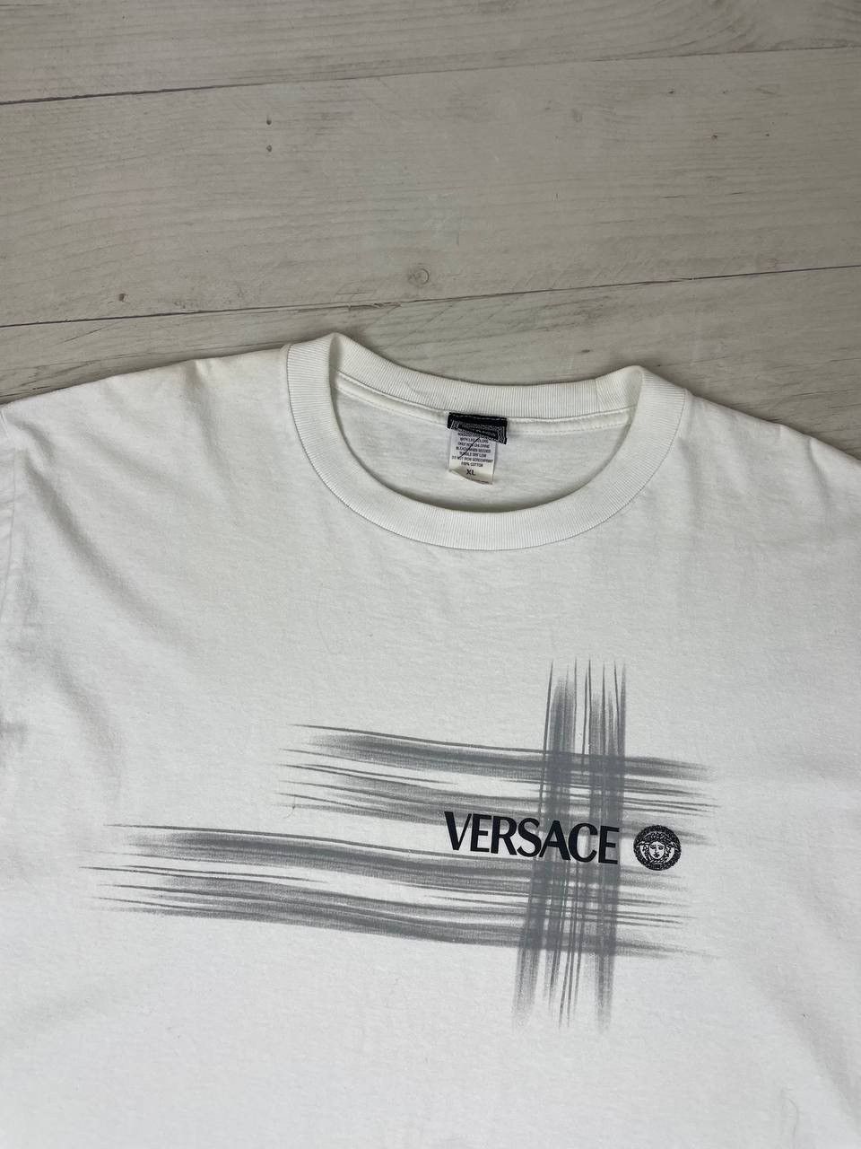 Versace Jeans Couture Vintage Versace Jeans Couture T Shirt 90s Big Logo Luxury Size US XL / EU 56 / 4 - 2 Thumbnail