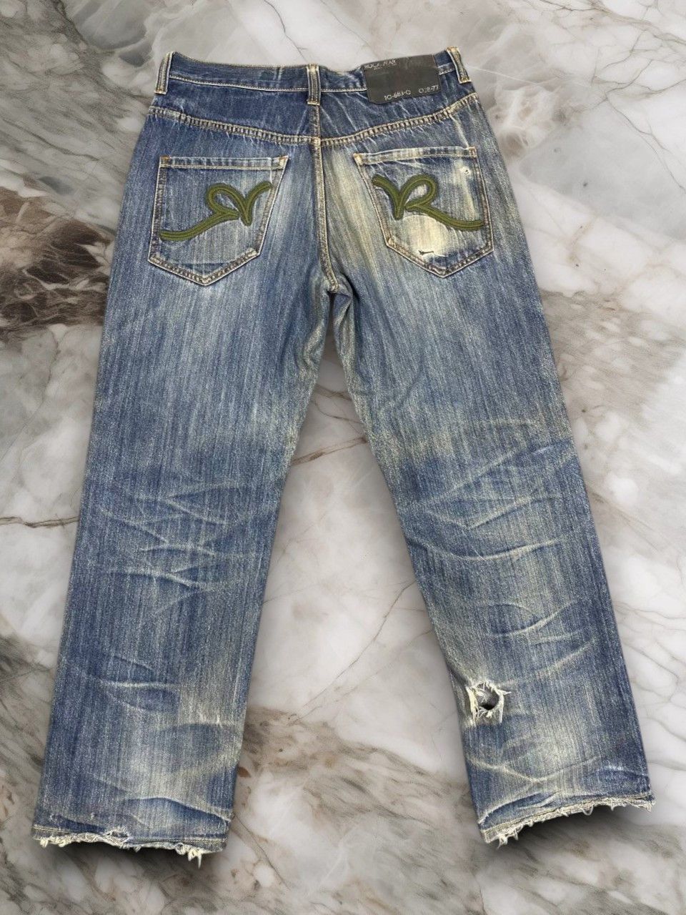 Rocawear vintage rocawear regular fit distressed denim Size US 35 - 2 Thumbnail