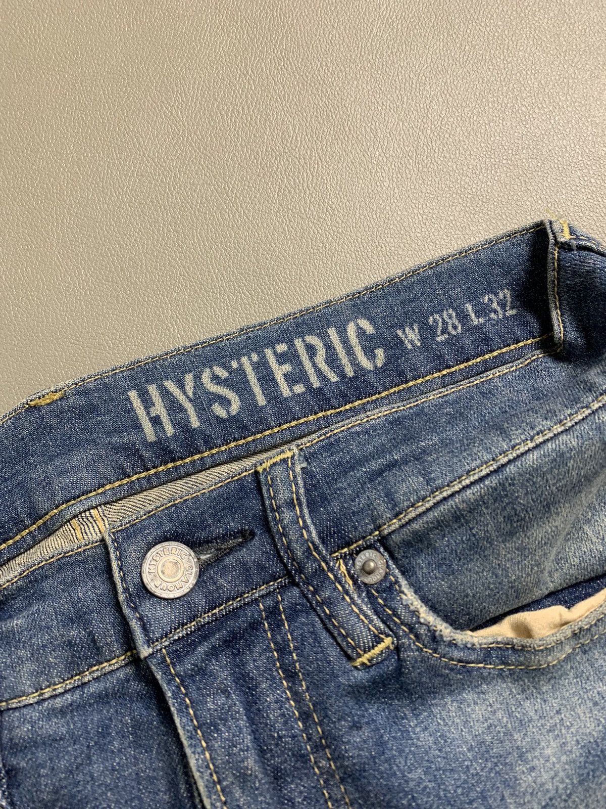 Hysteric Glamour × Japanese Brand × Vintage hysteric glamour ripped skiny jeans Size US 28 / EU 44 - 10 Thumbnail