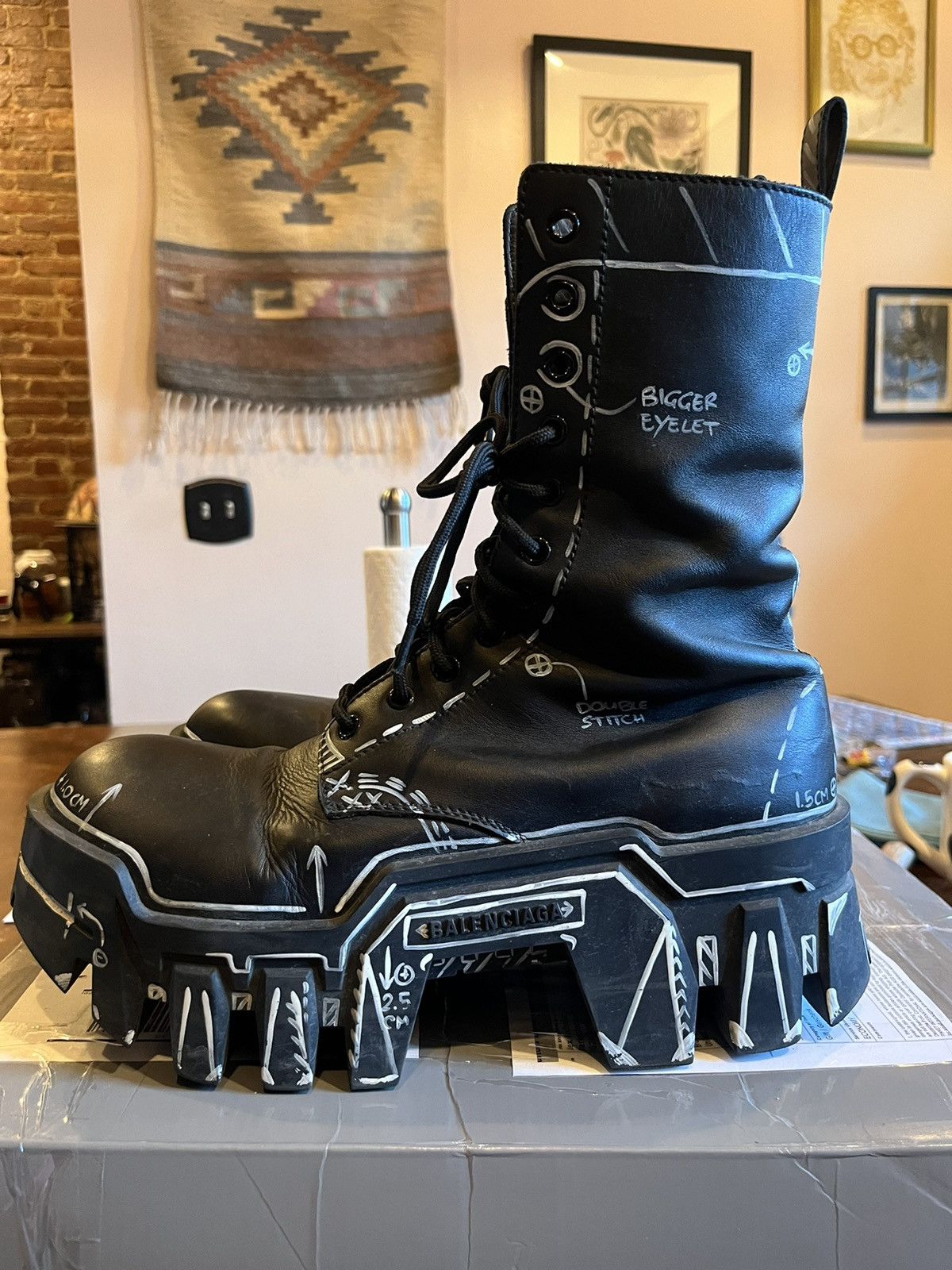 Balenciaga Balenciaga sketch bulldozer boots 41 | Grailed Balenciaga Balenciaga sketch bulldozer boots 41 | Grailed