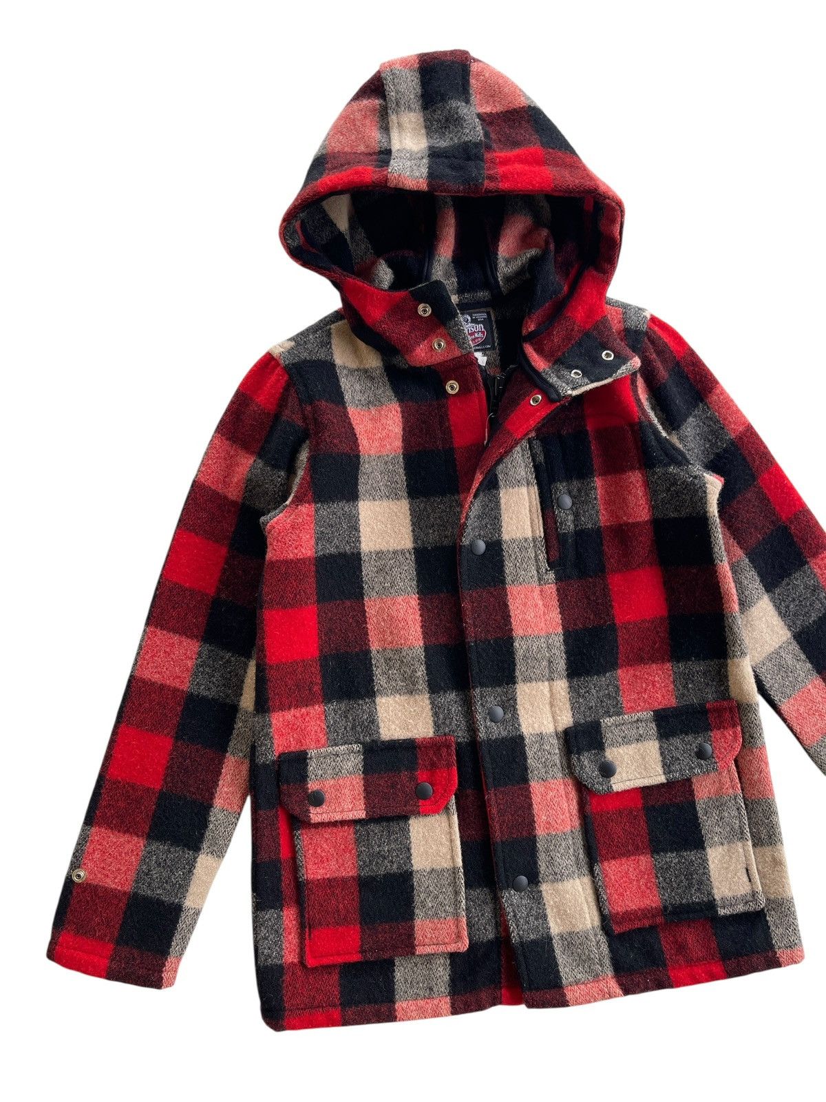 Johnson Woolen Mills Vintage Wool Hunting Coat WHHP14 Size M / US 6-8 / IT 42-44 - 4 Thumbnail