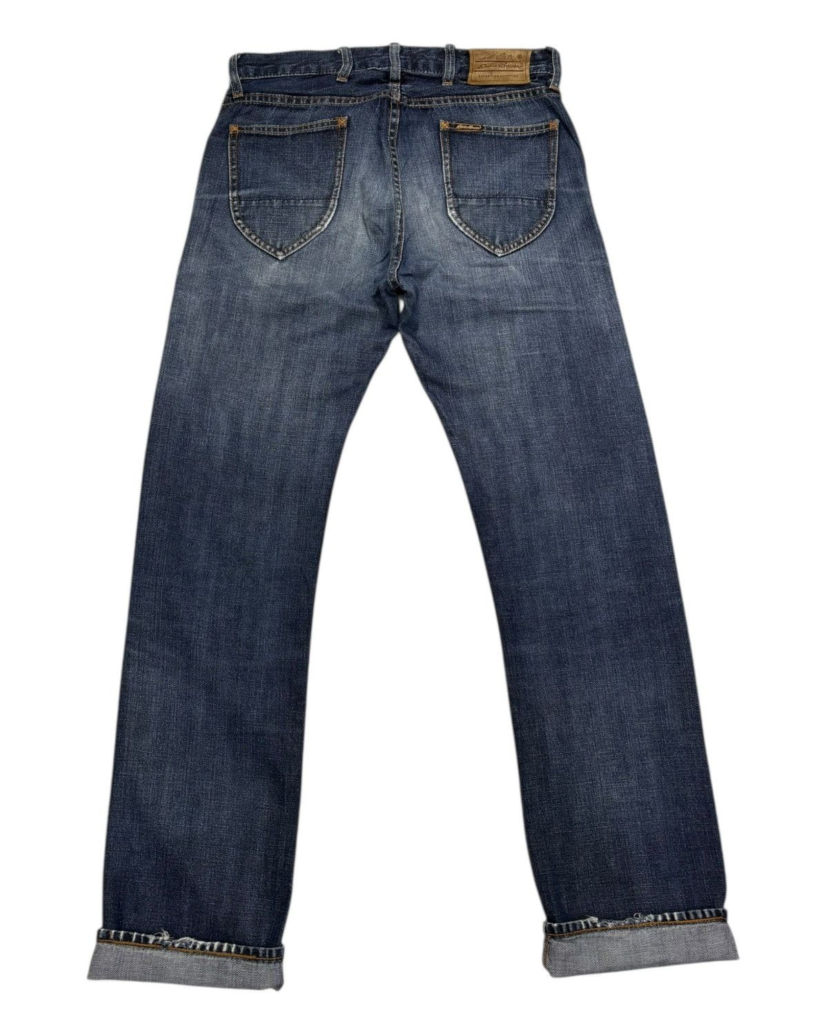 Eddie Bauer × Japanese Brand × Kapital Vintage EDDIE BAUER Selvedge Jeans Distressed Denim Size US 30 / EU 46 - 8 Thumbnail