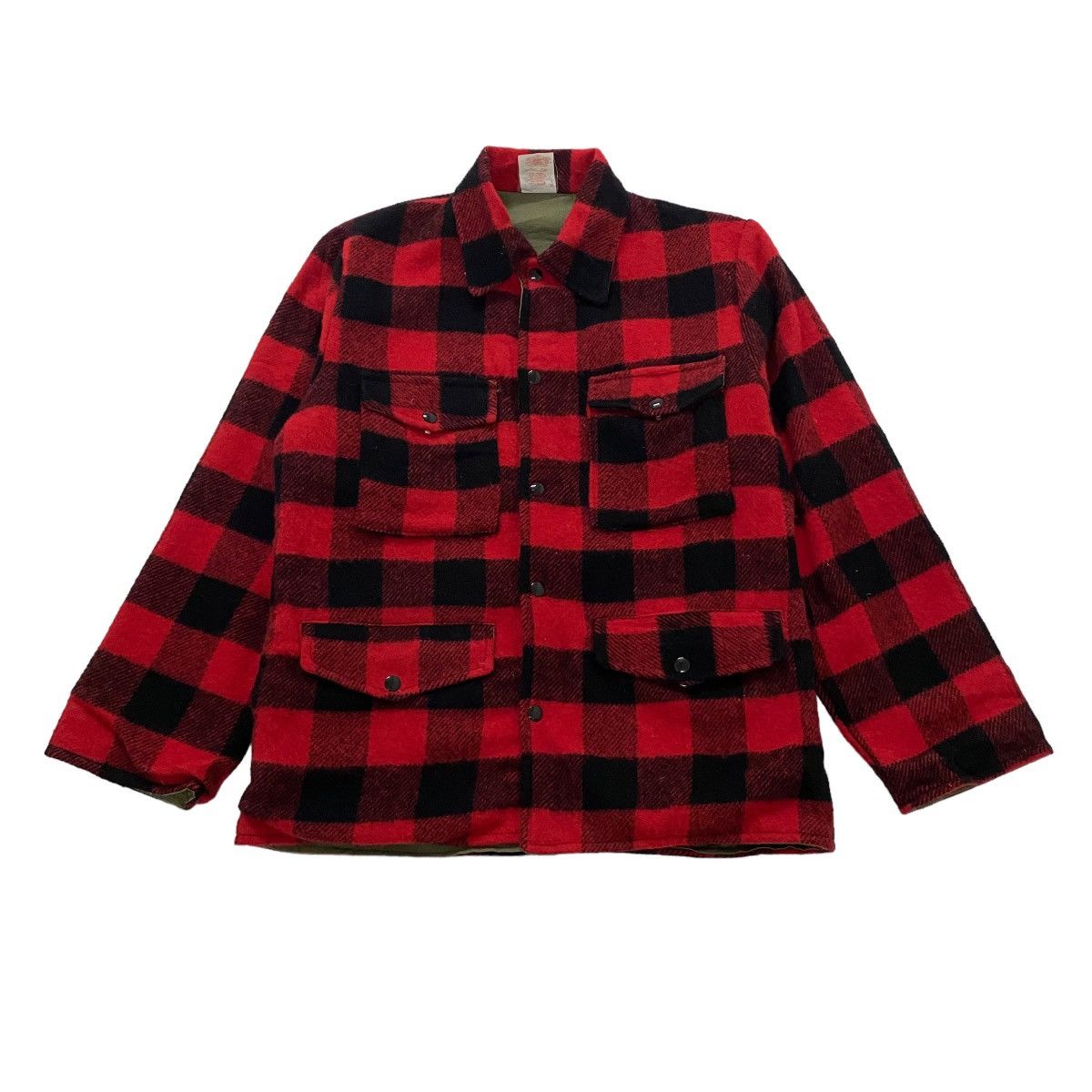 Vintage ☀️Vintage Big Bill wool reversible tartan jacket Size US M / EU 48-50 / 2 - 1 Thumbnail
