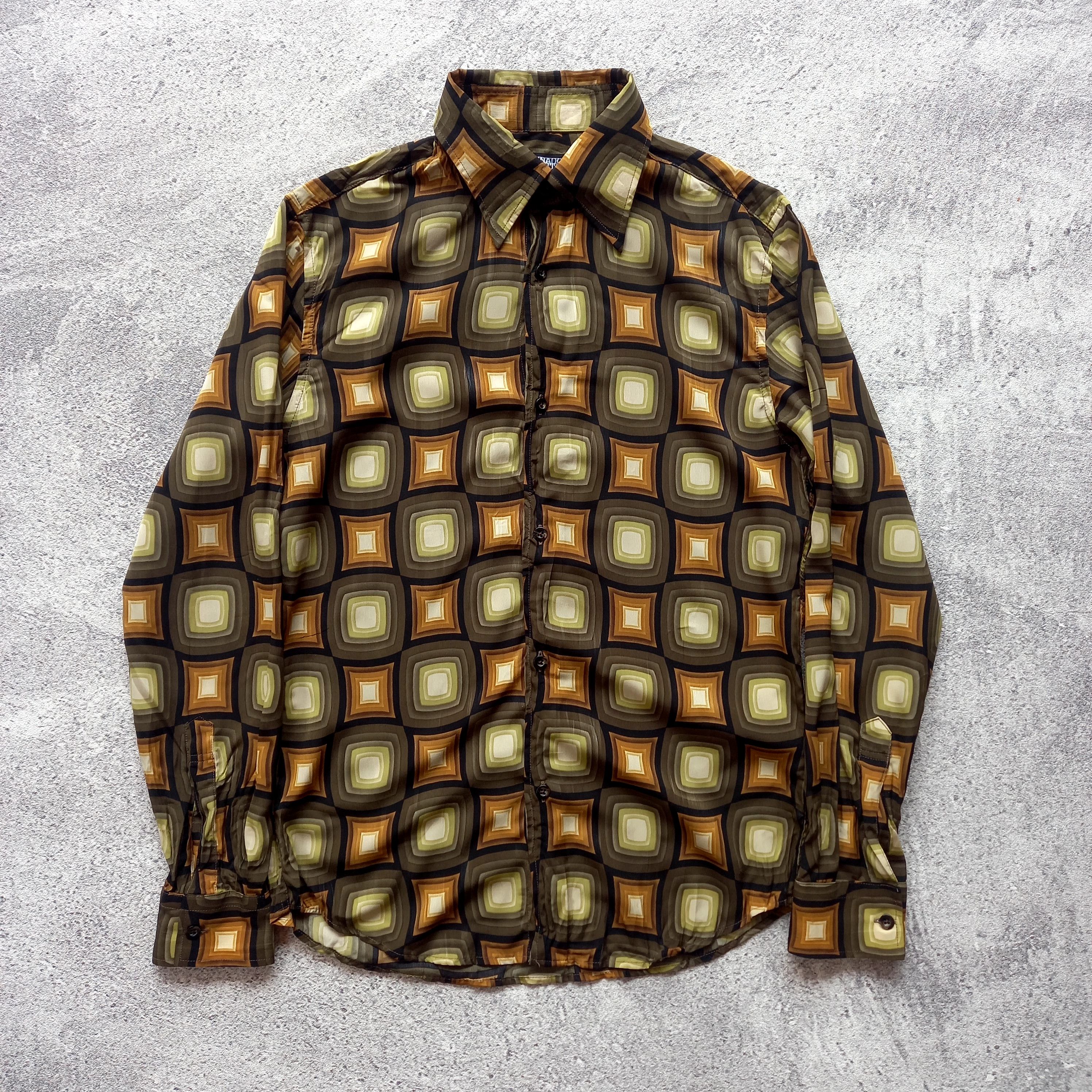 Tornado Mart 2000s Tornado Mart - Silk Pattern Long Shirt Size US M / EU 48-50 / 2 - 1 Thumbnail