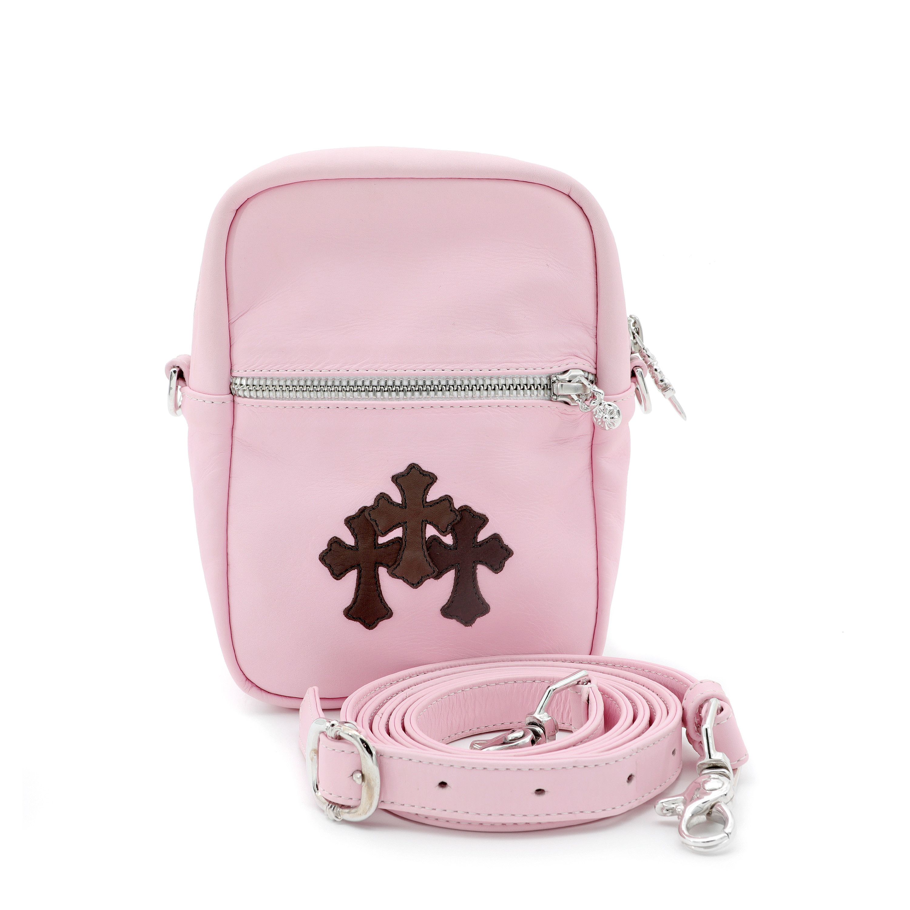 Chrome Hearts Taka Mini Cross Patch Pink Leather Bag Size ONE SIZE - 1 Thumbnail
