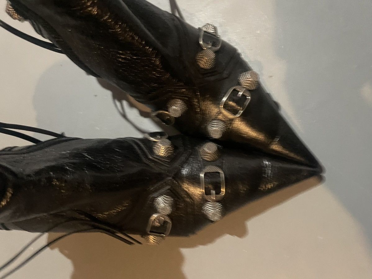 Balenciaga Balenciaga Cagole Heeled Ankle Boot Heels Lambskin Leather Size US 6 / IT 36 - 9 Thumbnail