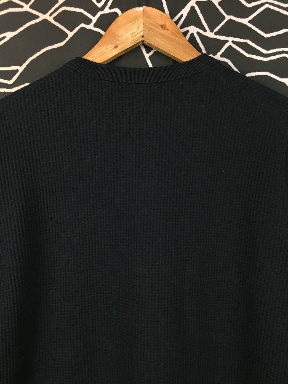 Uniqlo Uniqlo Waffle Knit Henley Long Sleeve Tee Size L Size US L / EU 52-54 / 3 - 6 Thumbnail