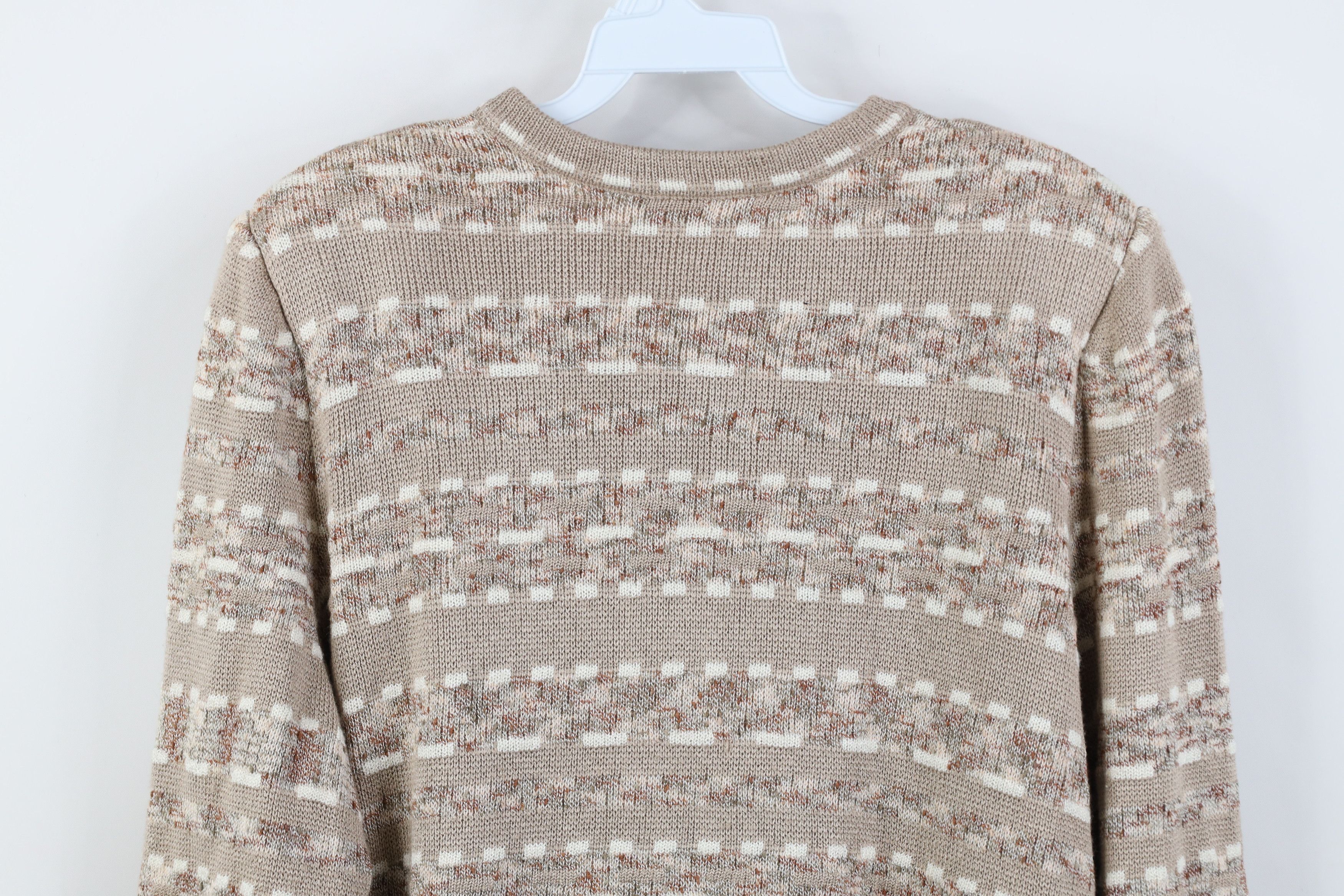 Vintage Vintage 90s Streetwear Fleck Top Button Cardigan Sweater USA Size XL / US 12-14 / IT 48-50 - 12 Thumbnail