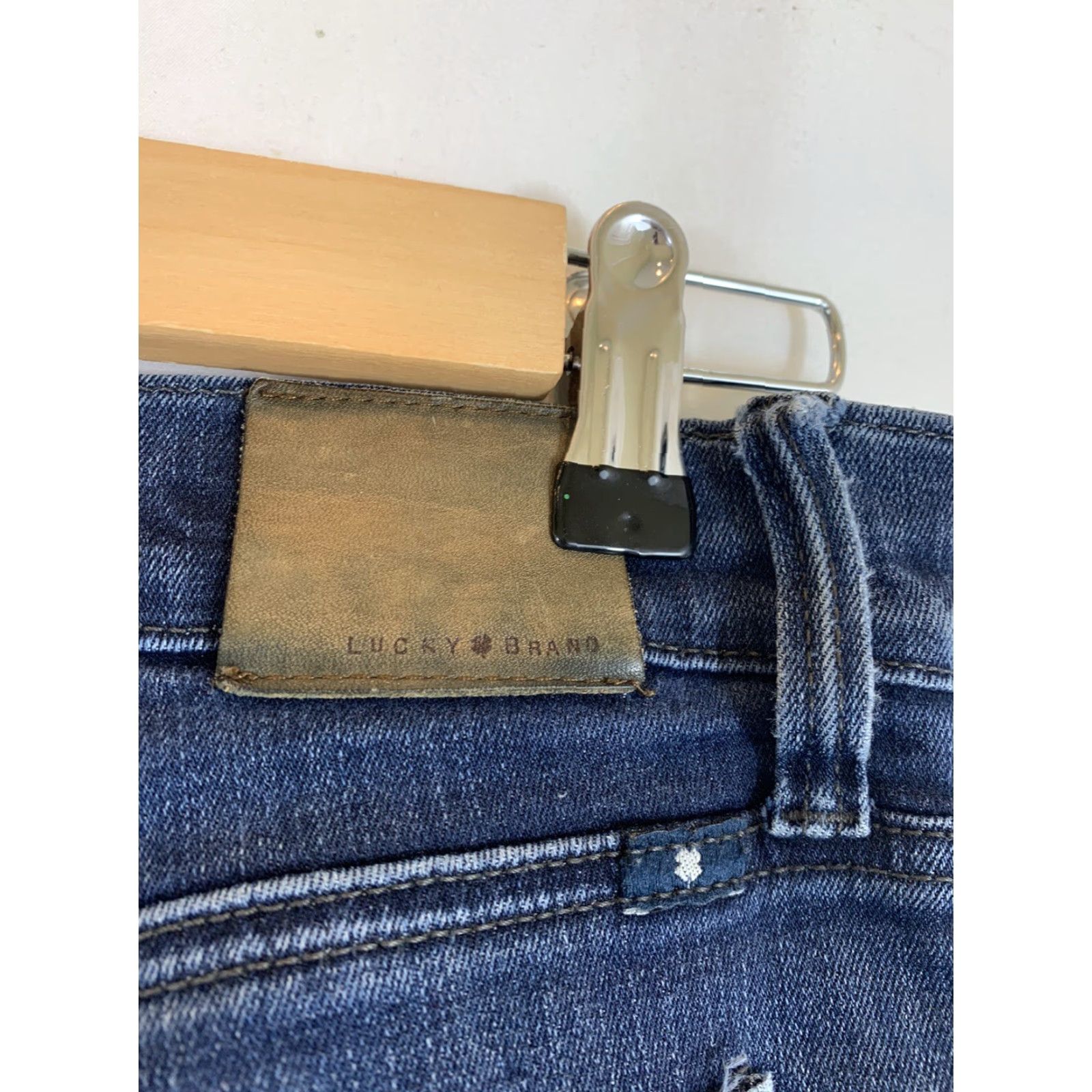 Lucky Brand Lucky Brand Jeans Womens Size 2 Regular Dark Wash Brooke Skinny Denim Jeans Size 26" / US 2 / IT 38 - 7 Thumbnail