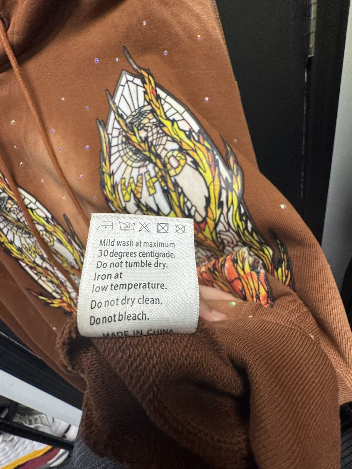 Who Decides War Who Decides War Flame Glass Hoodie Brown Size US M / EU 48-50 / 2 - 5 Thumbnail