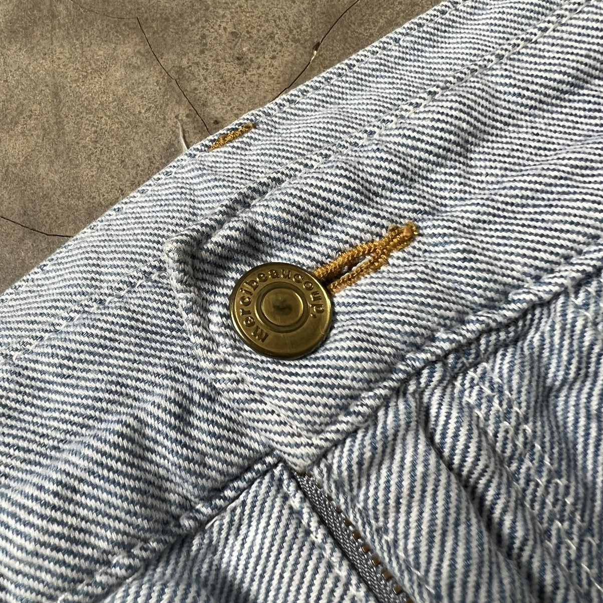 Issey Miyake Mercibeaucoup Issey Miyake Overalls Baggy Blue Denim Pants Size US 31 - 6 Thumbnail