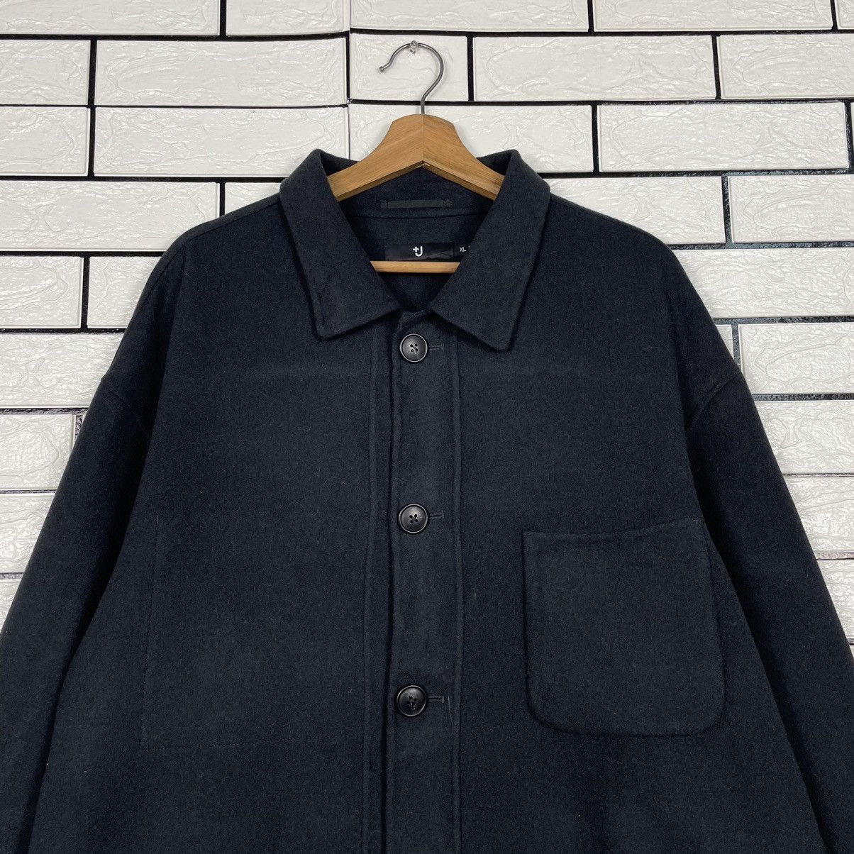 Jil Sander × Uniqlo Uniqlo x Jil Sander Wool Black Jacket Size US XL / EU 56 / 4 - 2 Thumbnail