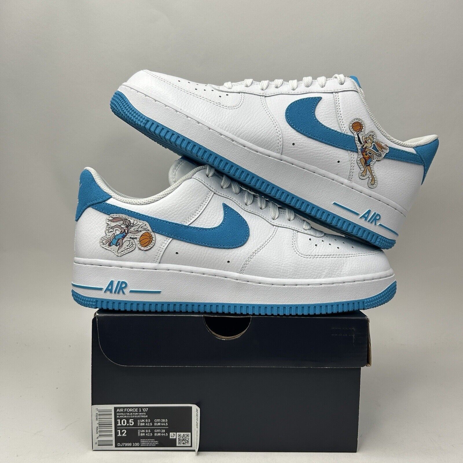 Nike Nike Air Force 1 Low '07 “Tune Squad/Space Jam” 2023 Size US 10.5 / EU 43-44 - 1 Thumbnail