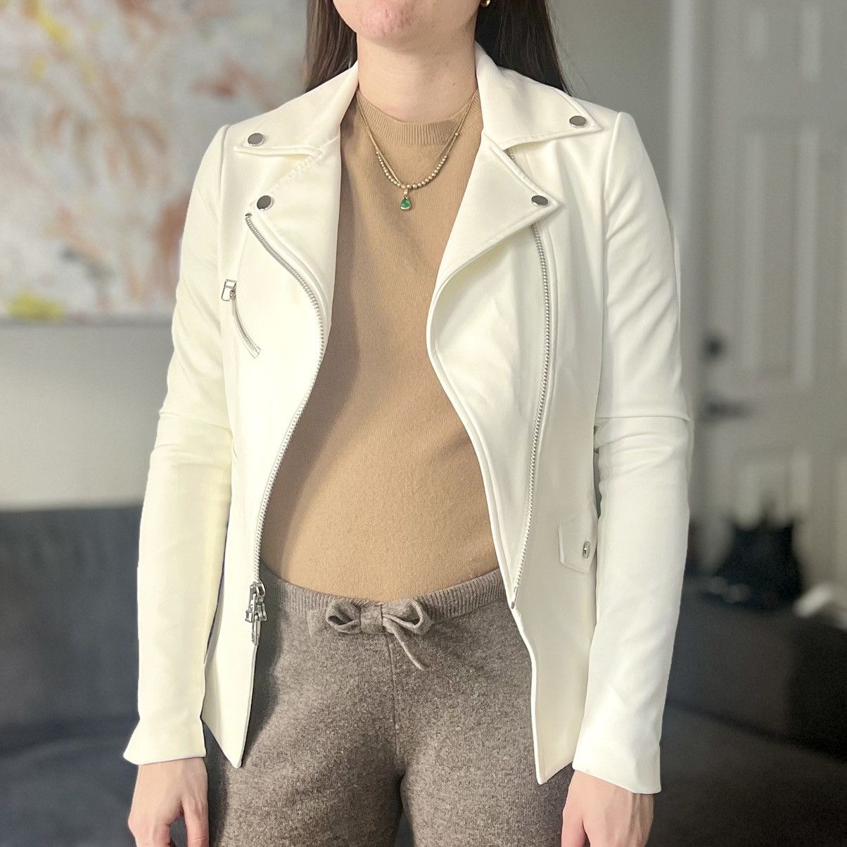 NWT Veronica Beard Scuba Hadley Jacket Biker