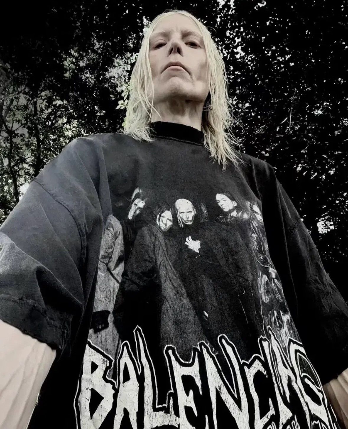 Balenciaga Balenciaga Couture Metalheads Oversized T-Shirt Size US M / EU 48-50 / 2 - 2 Thumbnail