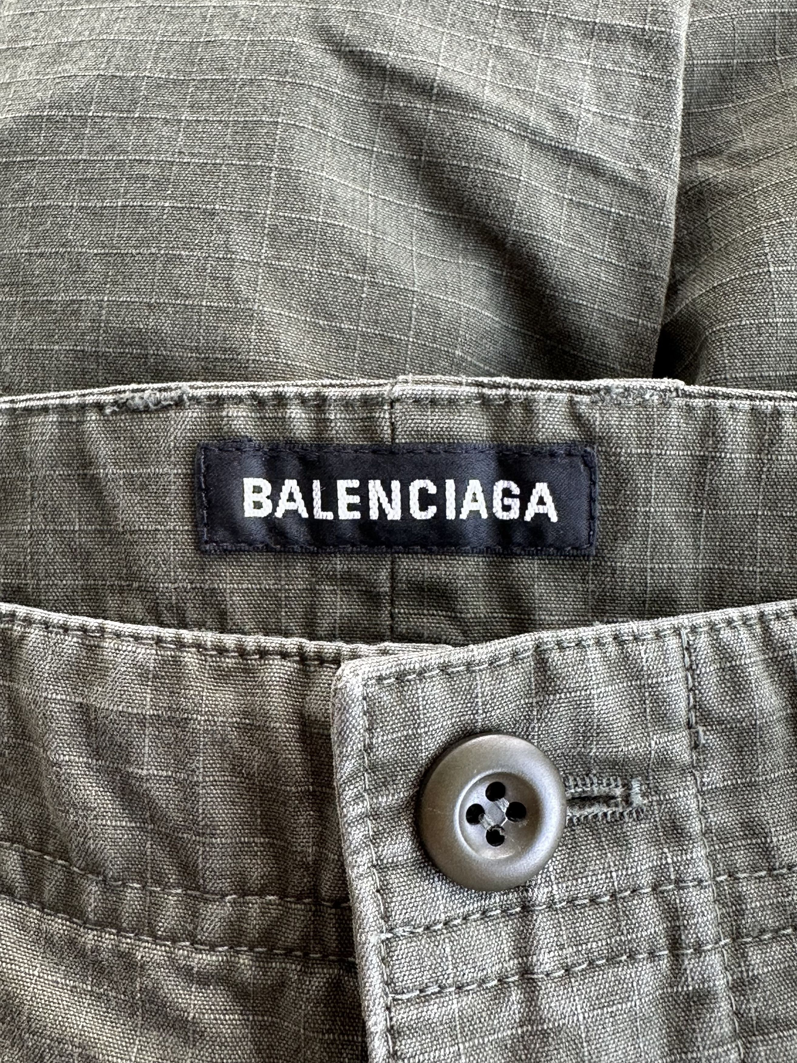 Balenciaga Balenciaga Olive Cargo Pants Size US 32 / EU 48 - 3 Thumbnail