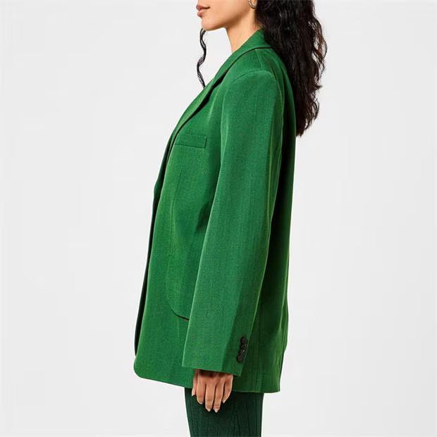 Jacquemus o1g2r1mq1024 Blazer Jacket in Dark Green Size XS / US 0-2 / IT 36-38 - 4 Thumbnail
