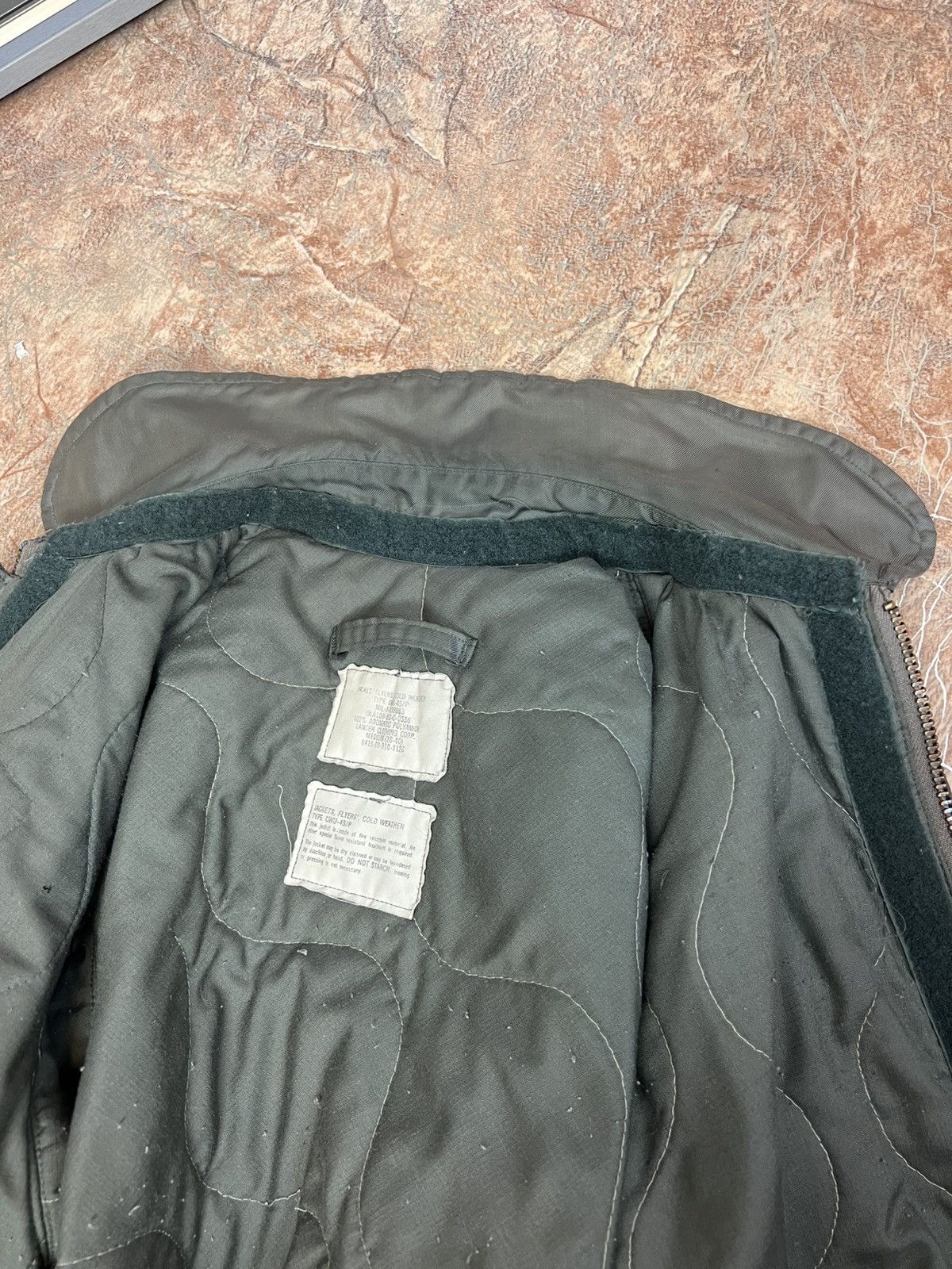Other VINTAGE FADED FLYERS JACKET BOMBER FLIGHT CWU 45 punk rock Size US M / EU 48-50 / 2 - 19 Thumbnail
