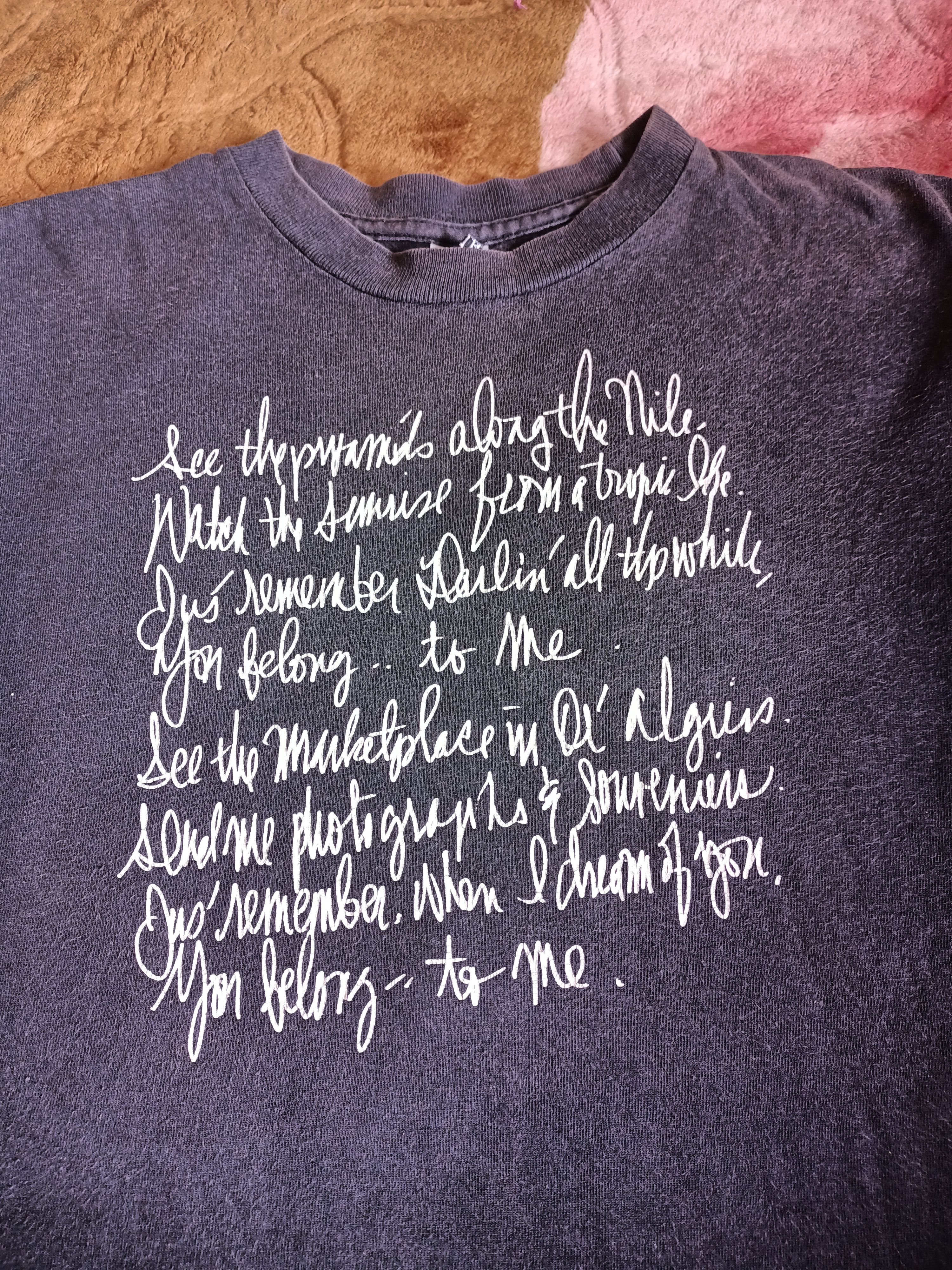 Band Tees Vintage Rare Patti Page You Belong To Me song t-shirt Size US M / EU 48-50 / 2 - 4 Thumbnail