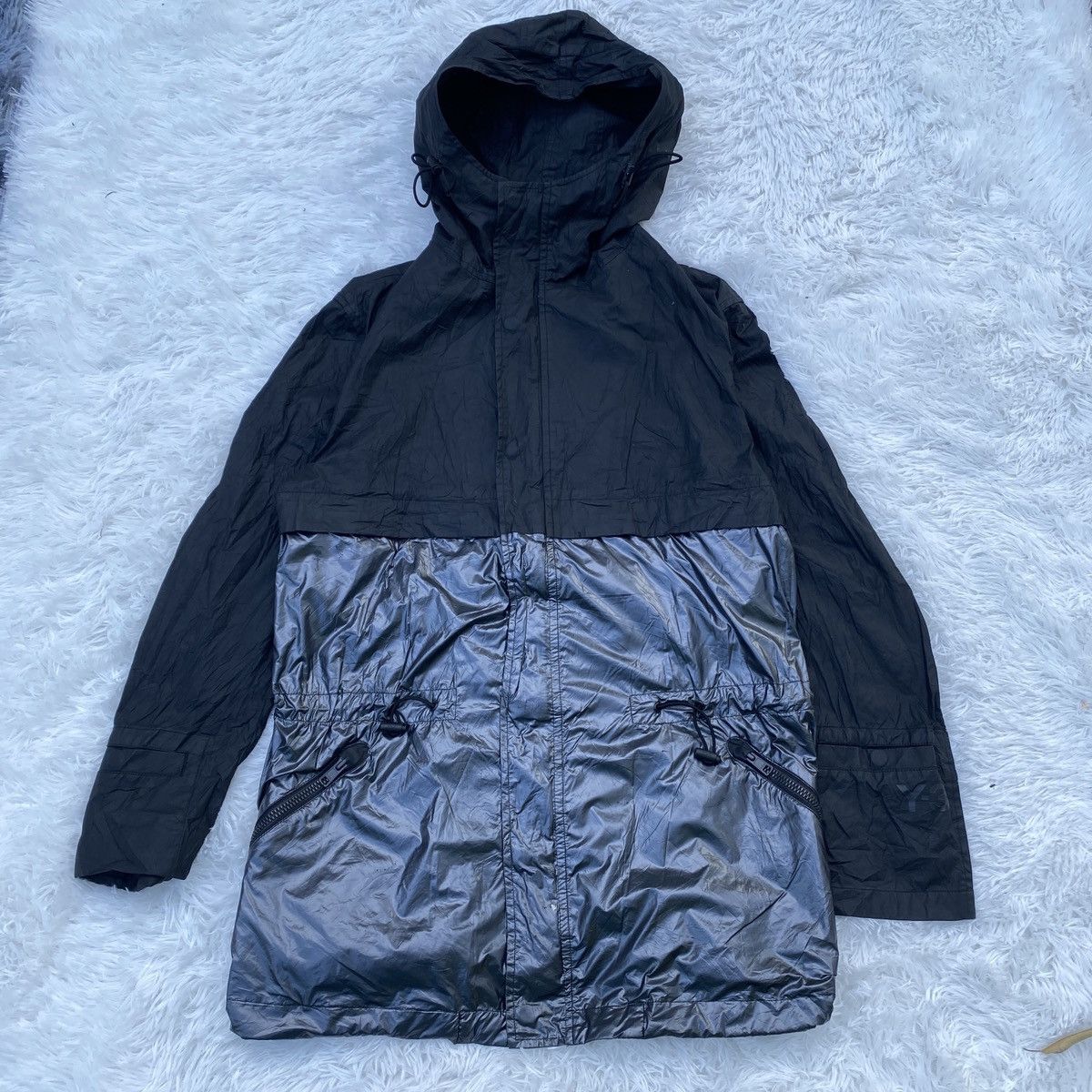 Yohji Yamamoto Yohji Yamamoto Y3 Hooded Light Jacket Size US S / EU 44-46 / 1 - 1 Thumbnail