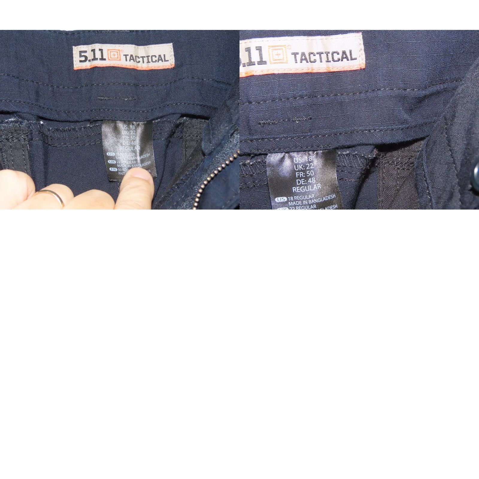 Vintage 5.11 Tactical Women's 18 Stryke Pants 64386 Navy Cargo 38" Waist 30" Inseam Size 40" / US 18 - 8 Thumbnail