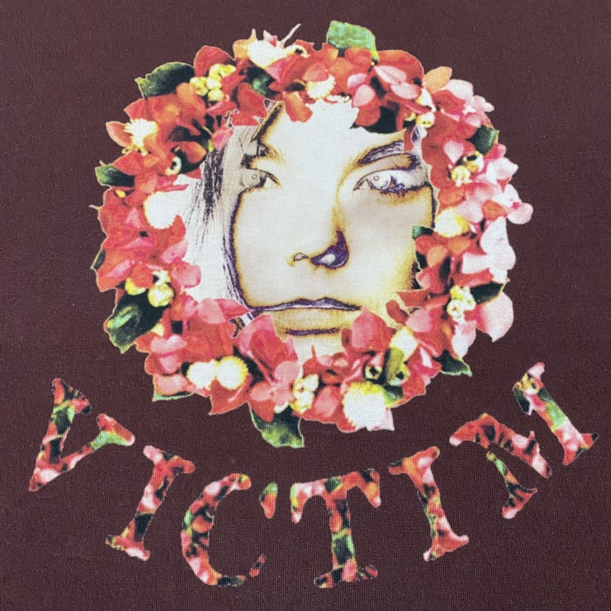 Japanese Brand Rare‼️🔥Victim Flora Face T-Shirt Size US M / EU 48-50 / 2 - 6 Thumbnail