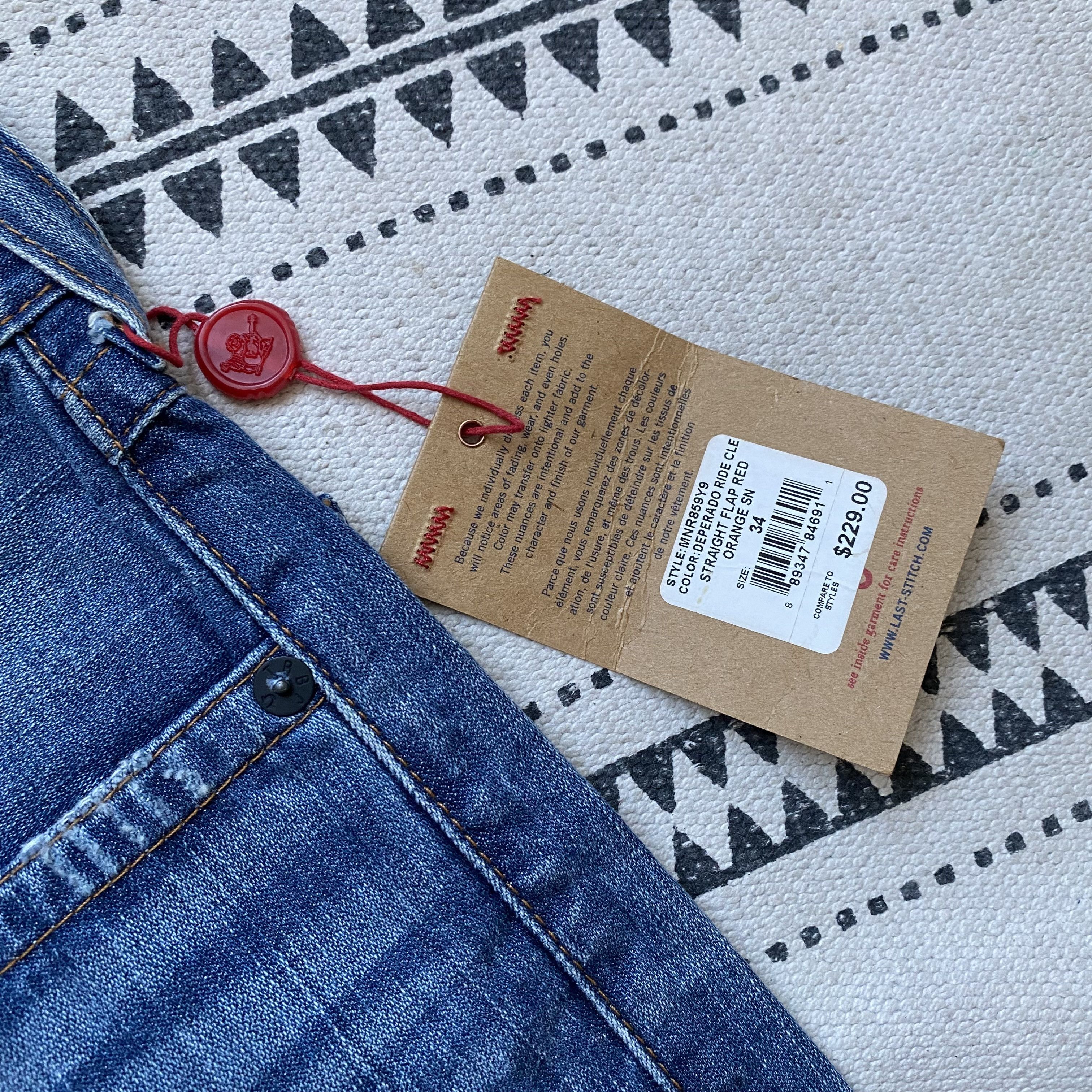 True Religion 👖NWT Y2K True Religion jeans camouflage logo RRP $230 Size US 34 / EU 50 - 12 Thumbnail