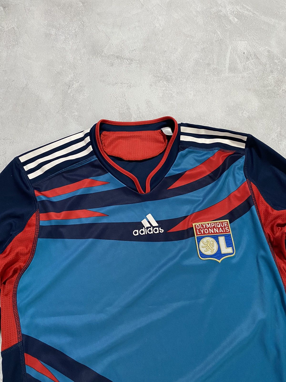 Adidas Adidas Olympique Lyonnais Jersey long sleeve 2010/2011 Size US L / EU 52-54 / 3 - 2 Thumbnail