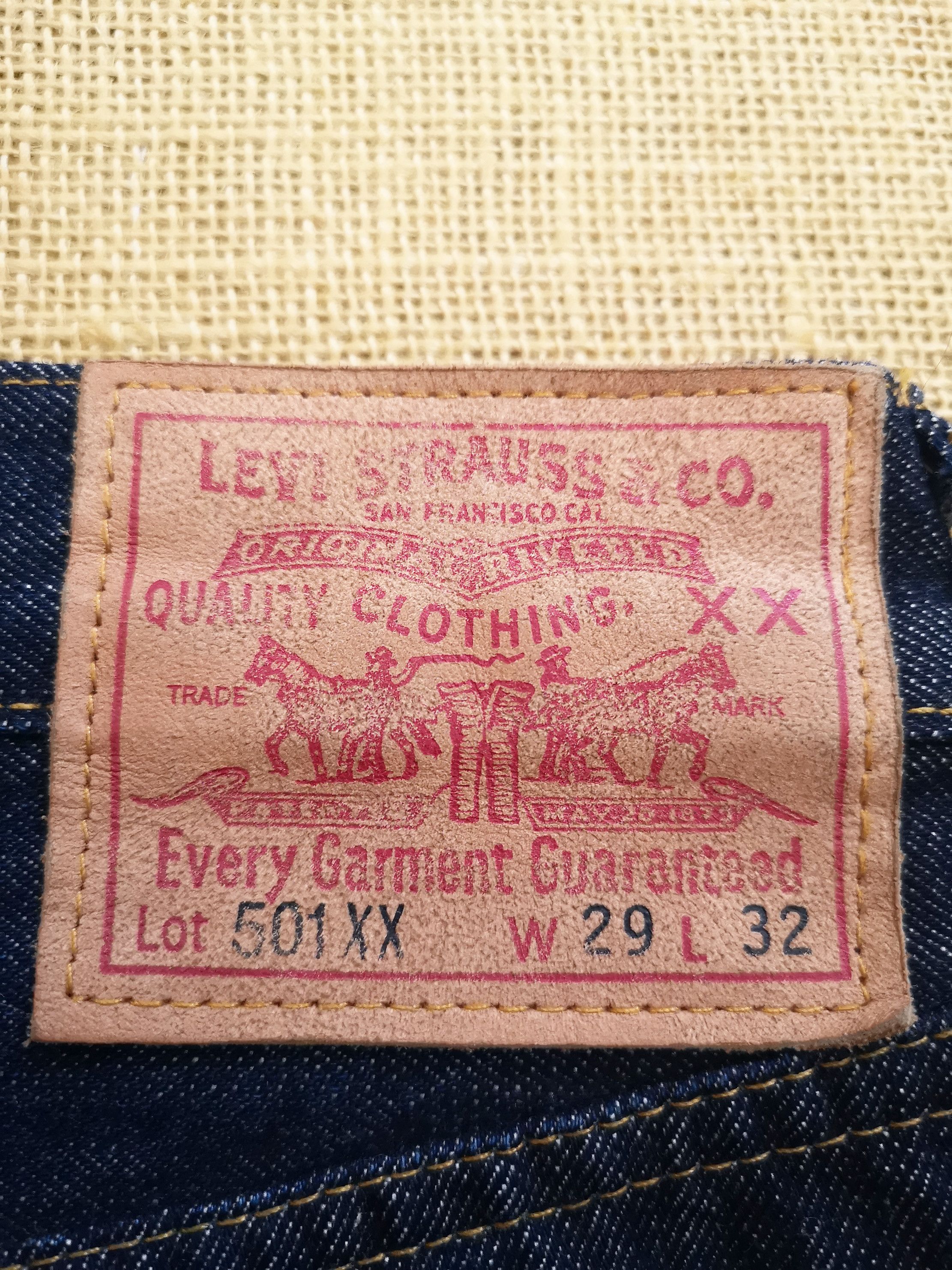 Levi's Vintage Clothing 501xx Jeans - 1947 Repro - Big E Selvedge - Made in USA Size US 28 / EU 44 - 4 Thumbnail