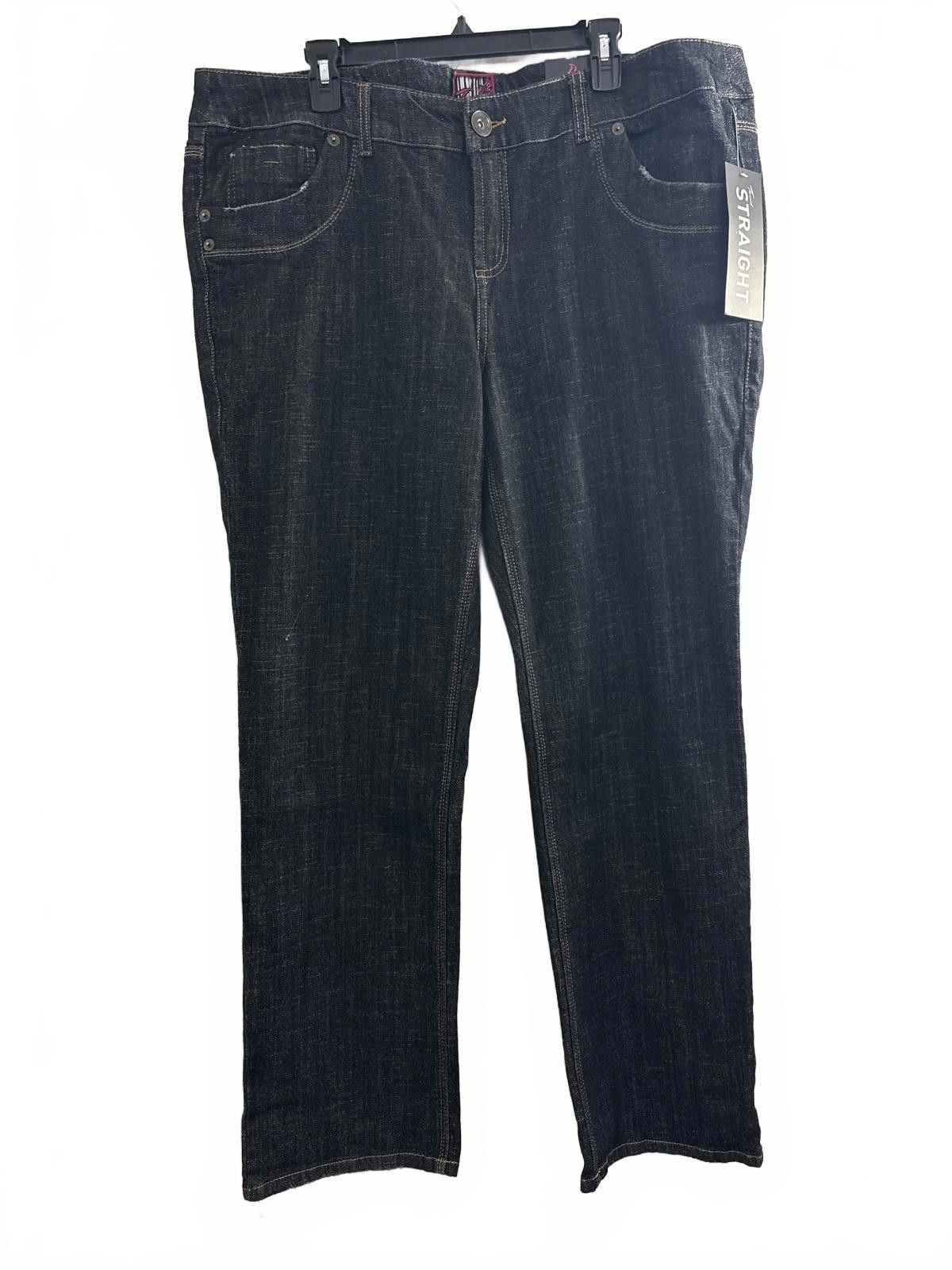 Other Torrid Denim 24R Tru Straight Jean - Black Vintage Wash Size 42" / US 20 - 1 Thumbnail