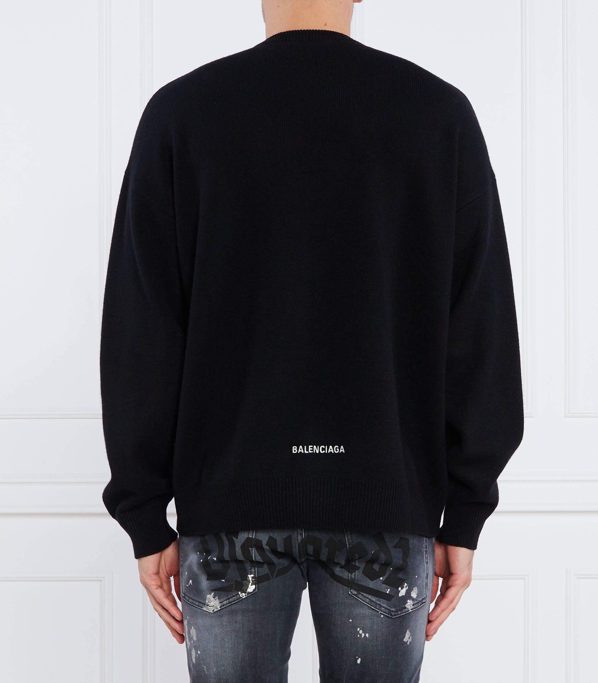 Balenciaga Balenciaga 100% Cashmere Sweater Black *Size S* Size US M / EU 48-50 / 2 - 2 Thumbnail