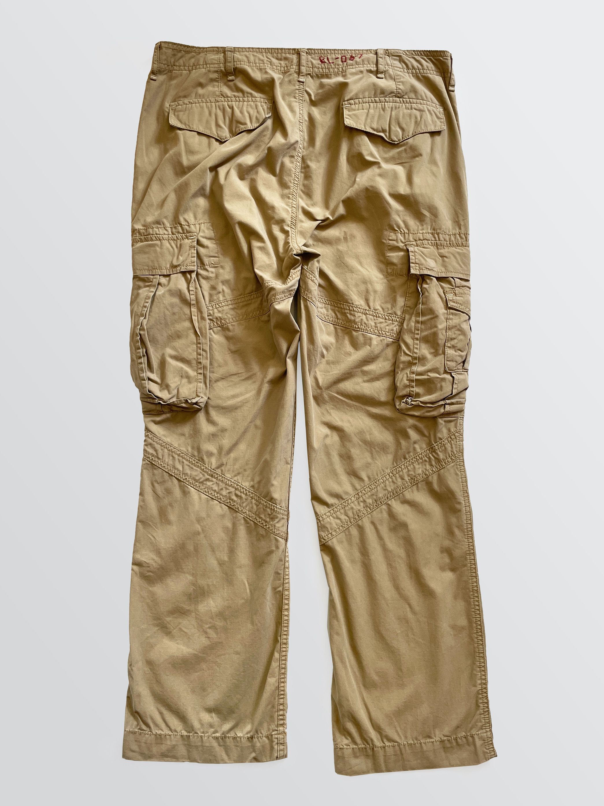 Polo Ralph Lauren 1990s Polo by Ralph Lauren Paratrooper Cargo Pants Size US 37 - 2 Thumbnail