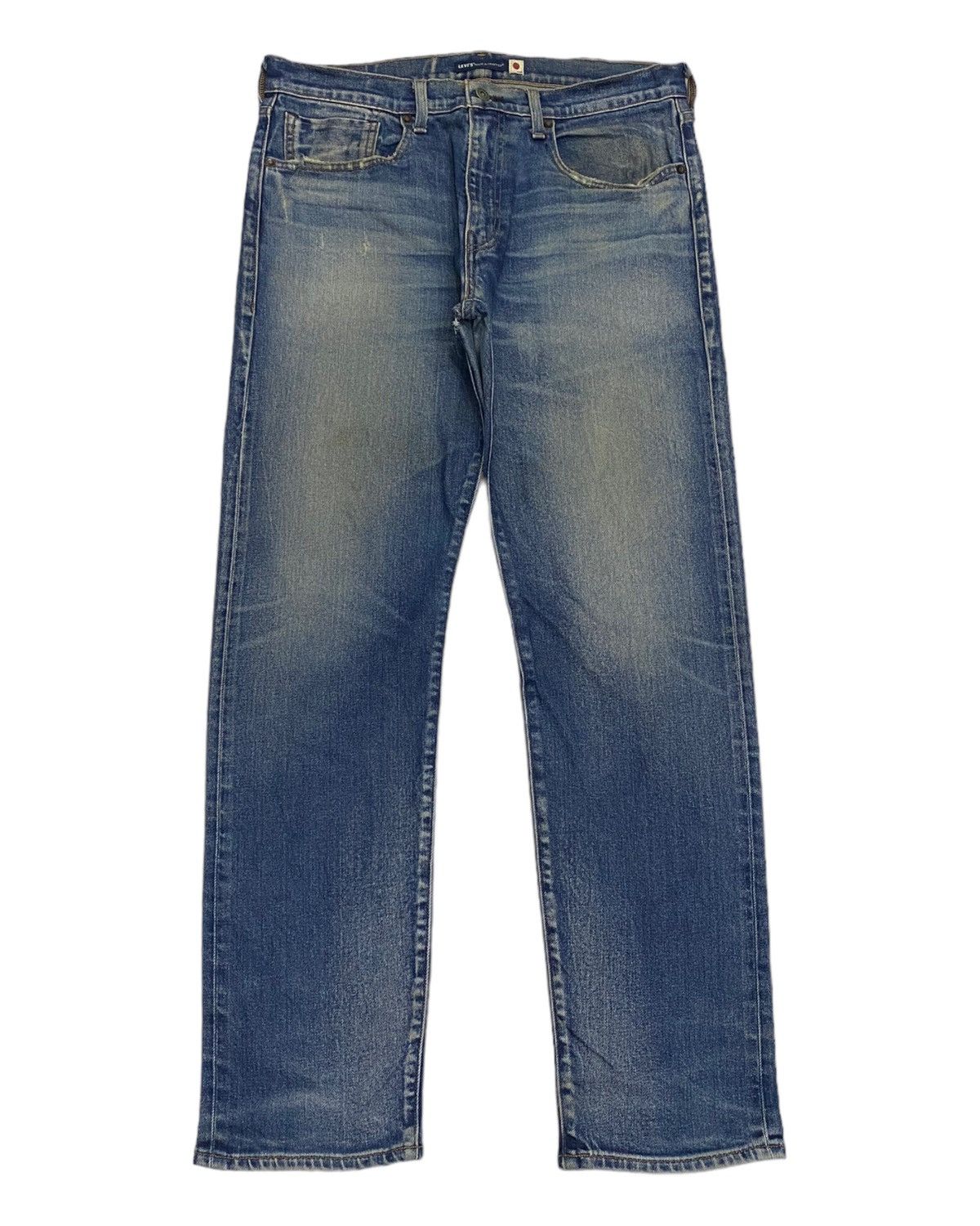 Japanese Brand × Levi's × Levi's Made & Crafted LEVIS MADE & CRAFT JAPAN MADE SELVEDGE DISTRESSED DENIM JEAN Size US 35 - 3 Thumbnail