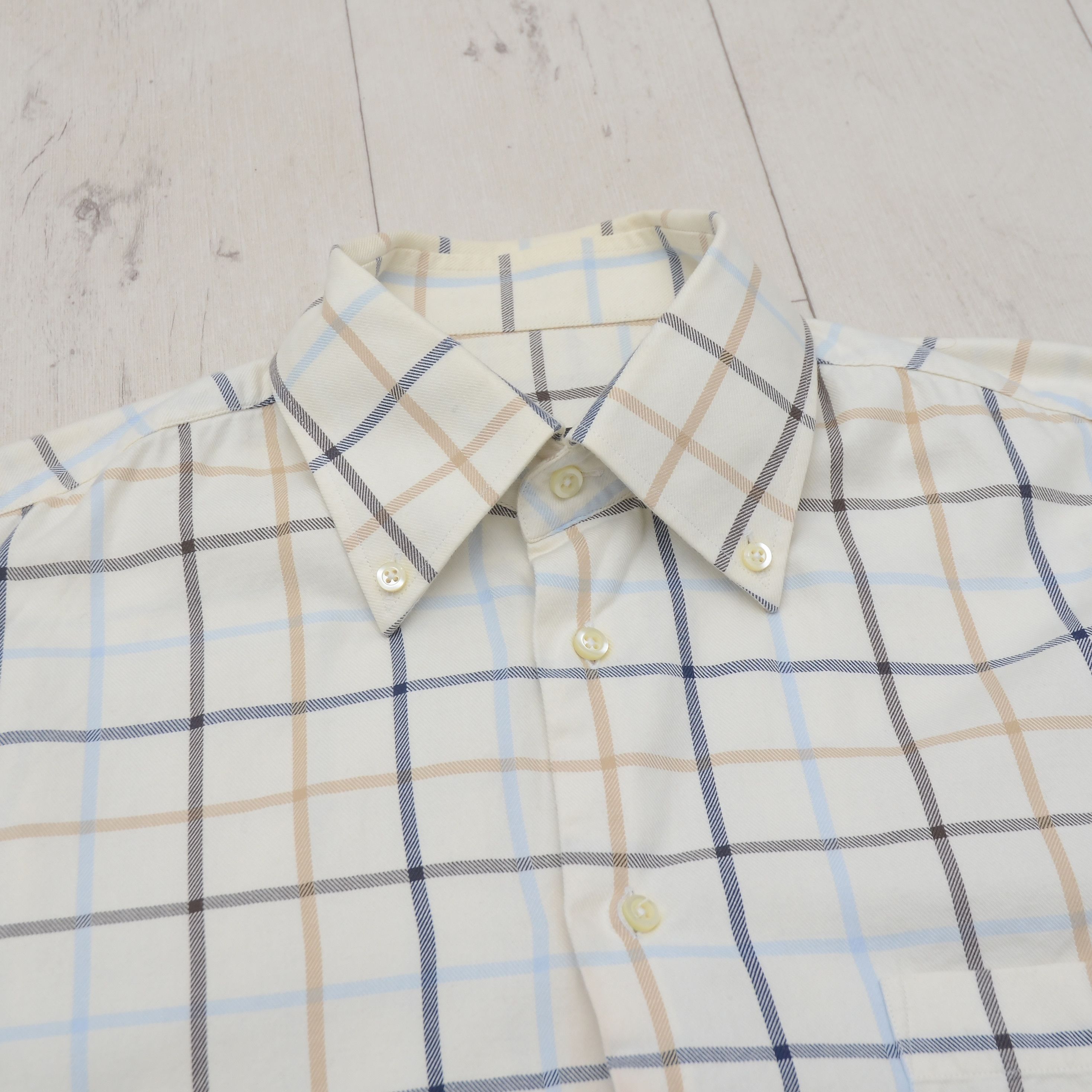Tombolini Tombolini Men's Dress Shirt Button-Up Checkered Pattern Size US L / EU 52-54 / 3 - 5 Thumbnail