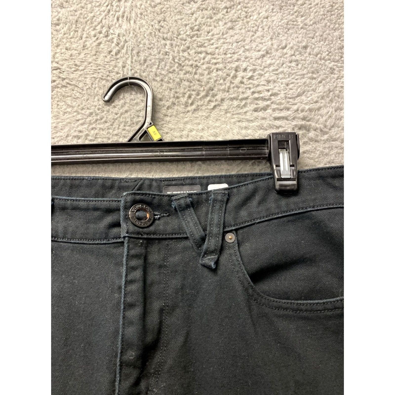 Volcom Volcom Jeans Men’s 33x32 Black Regular Straight Jeans Pants /0587 Size US 33 - 4 Thumbnail