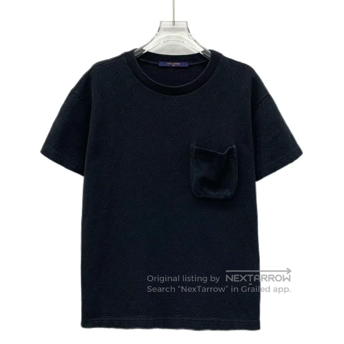 Louis Vuitton Black Short Sleeve Textured Shirt with Pocket. Size US XS / EU 42 / 0 - 1 Thumbnail