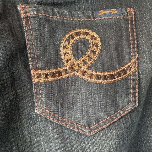 7 For All Mankind SEVEN7 FOR ALL MAN KIND WOMEN’S INDIGO BOOTCUT JEANS SZ 10 Size 32" / US 10 / IT 46 - 4 Thumbnail