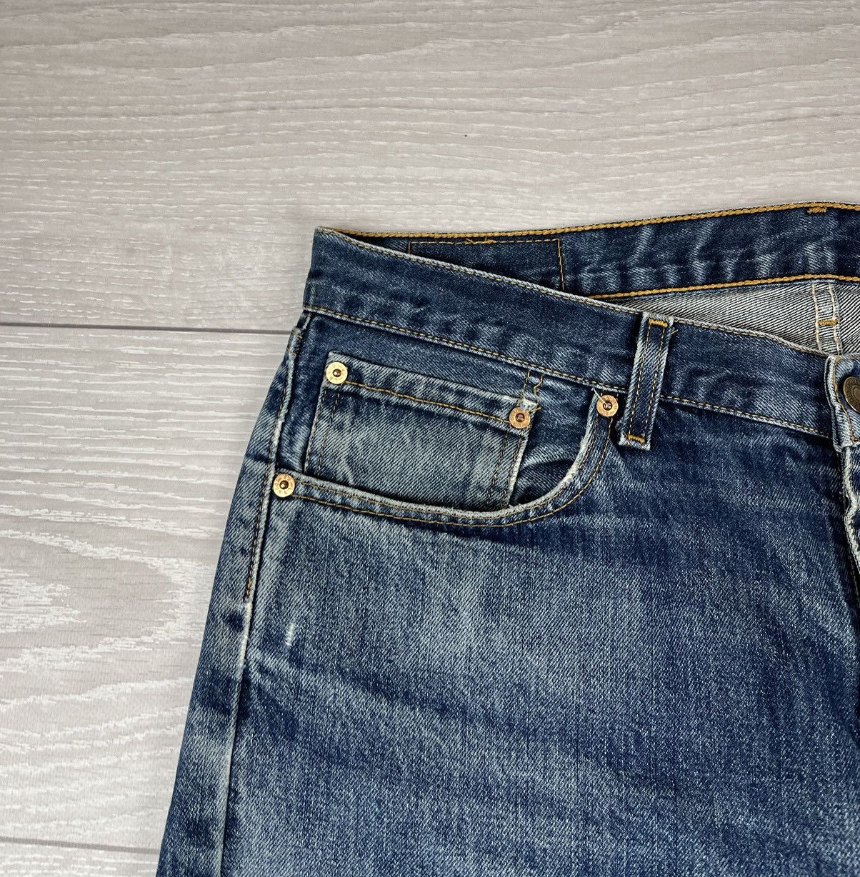 Levi's Levi’s 751 Vintage Washed Blue Denim Jeans Pants 36x32 Size US 36 / EU 52 - 9 Thumbnail