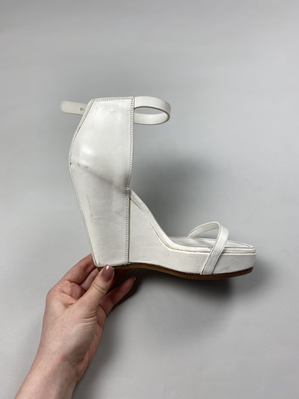 Rick Owens Rick Owens avant-garde ladies leather platform heels sandals Size US 9 / IT 39 - 9 Thumbnail