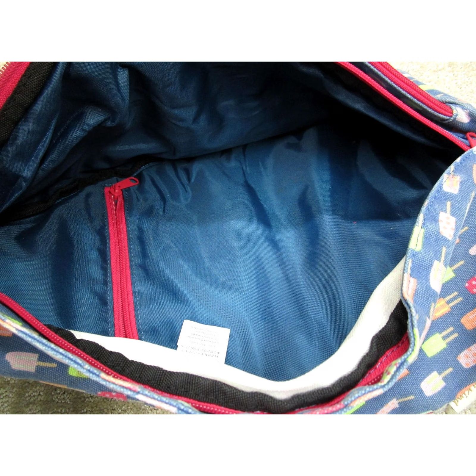 KAVU KAVU Rope Sling Bag Womens Medium Blue Popsicle Print Crossbody Backpack Size ONE SIZE - 4 Thumbnail