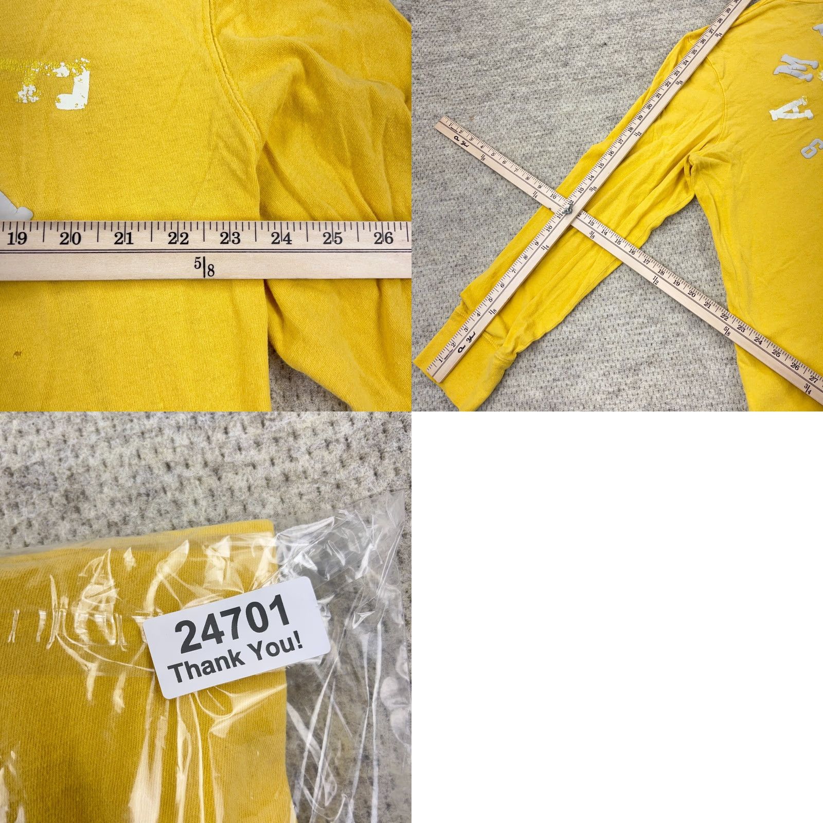 American Eagle Outfitters VINTAGE American Eagle Outfitters T-Shirt Men 2XL Yellow Long Sleeve Graphic Print Crew Neck Logo Rock Retro Bands 90s Mens Size US XXL / EU 58 / 5 - 9 Thumbnail