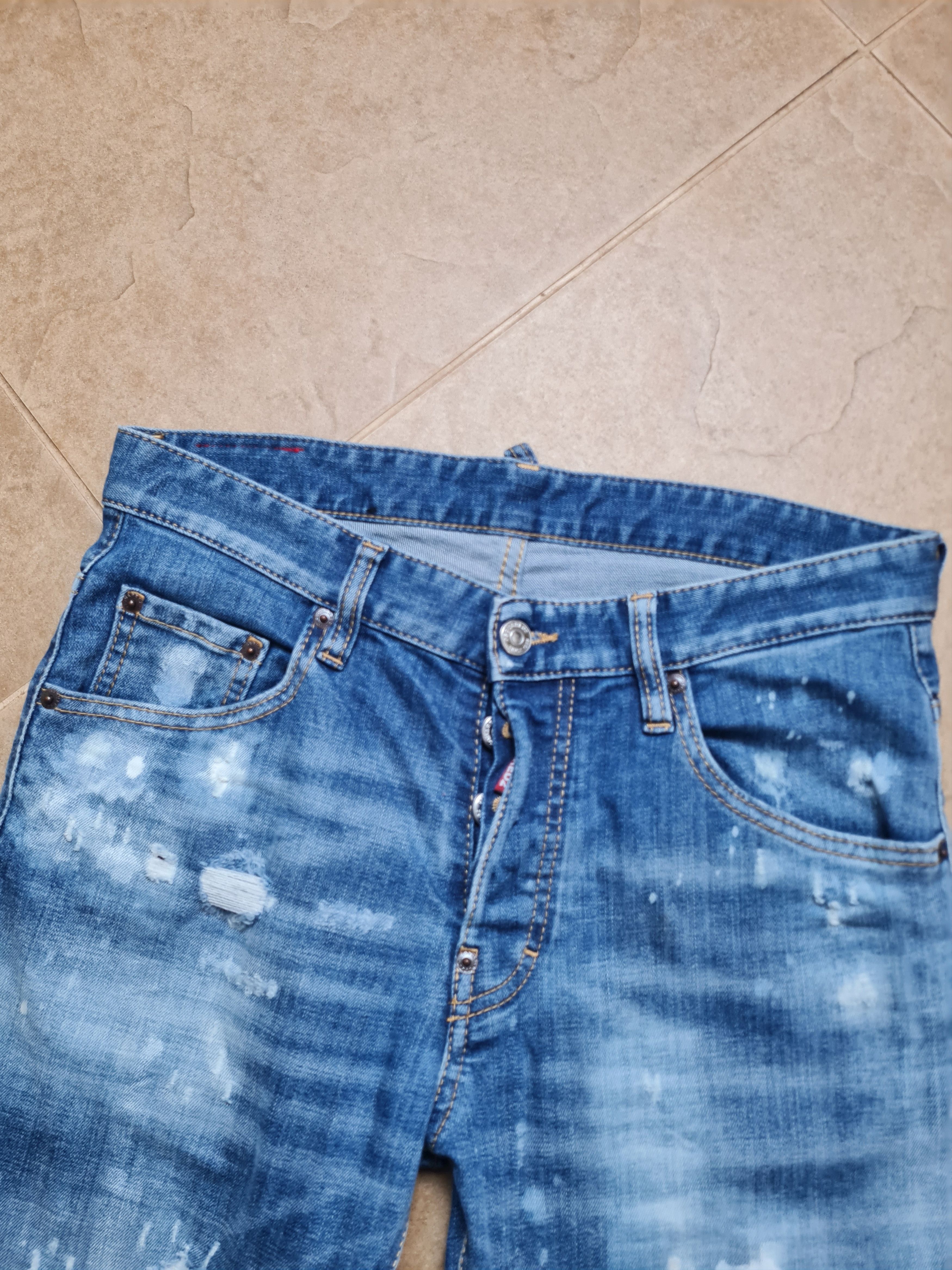 Dsquared2 Denim DSQUARED2 Jeans Skater Damaged Denim Pants sz 46 Size US 30 / EU 46 - 8 Thumbnail