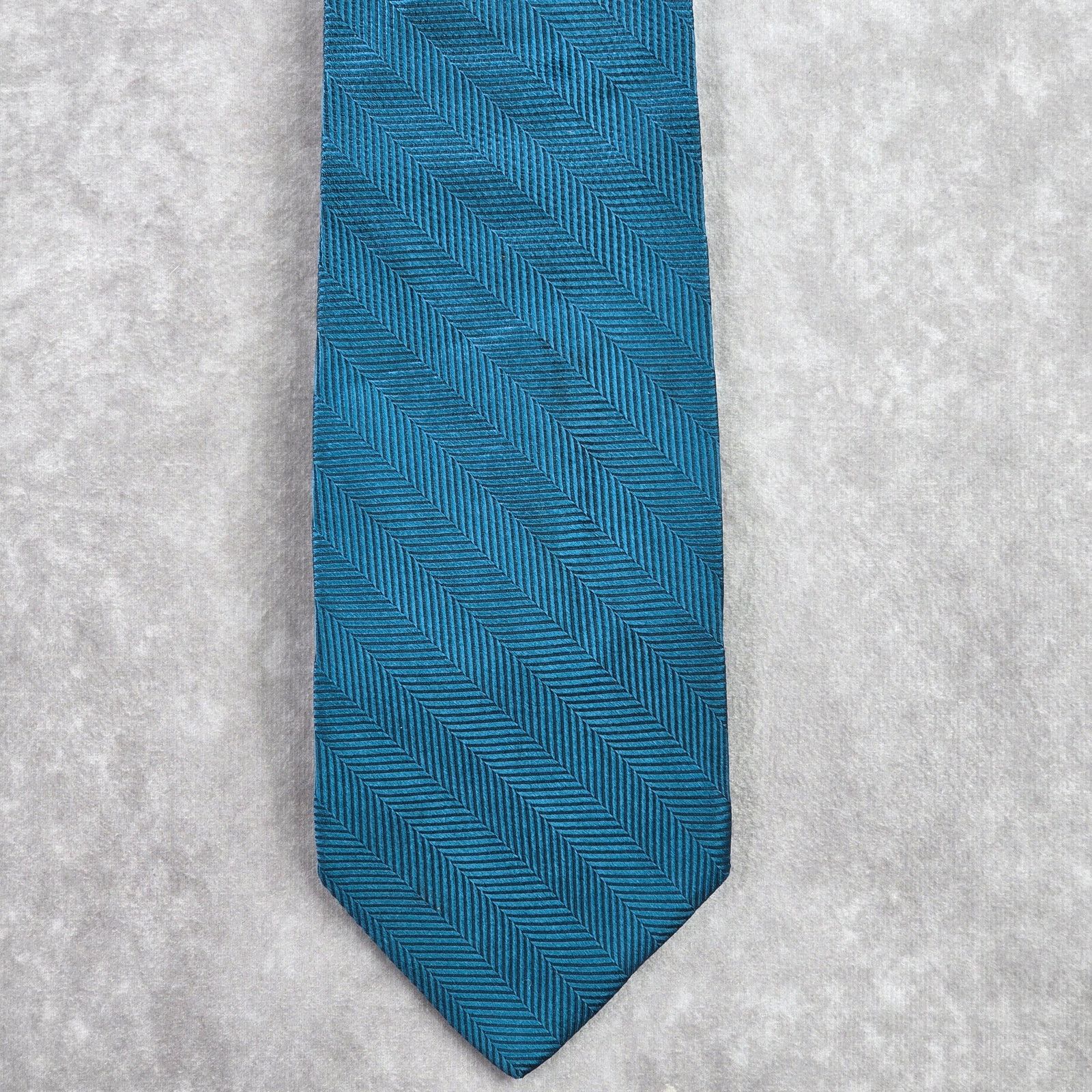 Jos. A. Bank Jos. A. Bank Blue Stripe Repp 100% Silk Italy Men's Neck Tie Size 30 - 1 Thumbnail