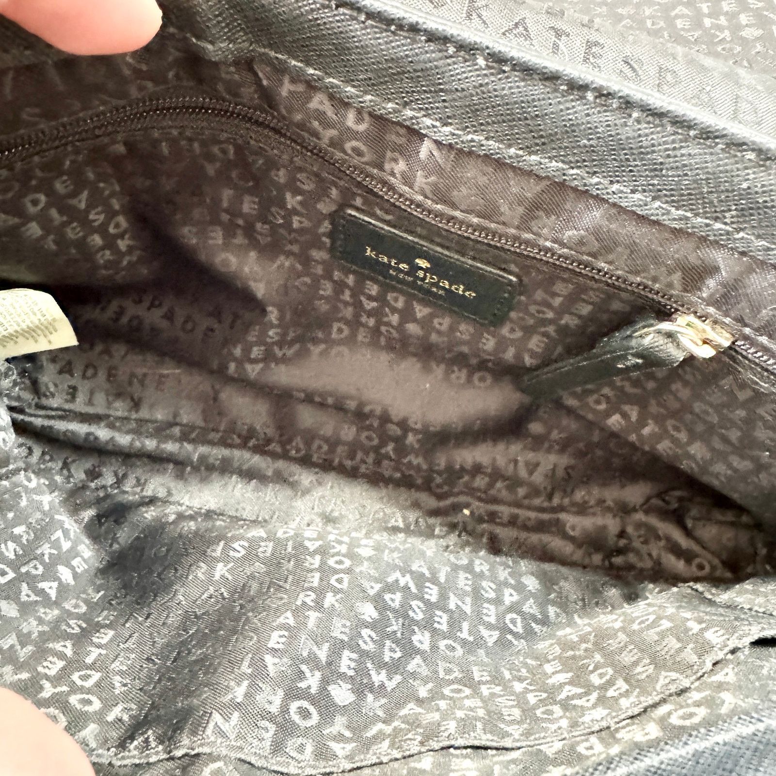 Kate Spade Kate Spade Black Leather Crossbody Hand Bag Chain Handle Size ONE SIZE - 4 Thumbnail