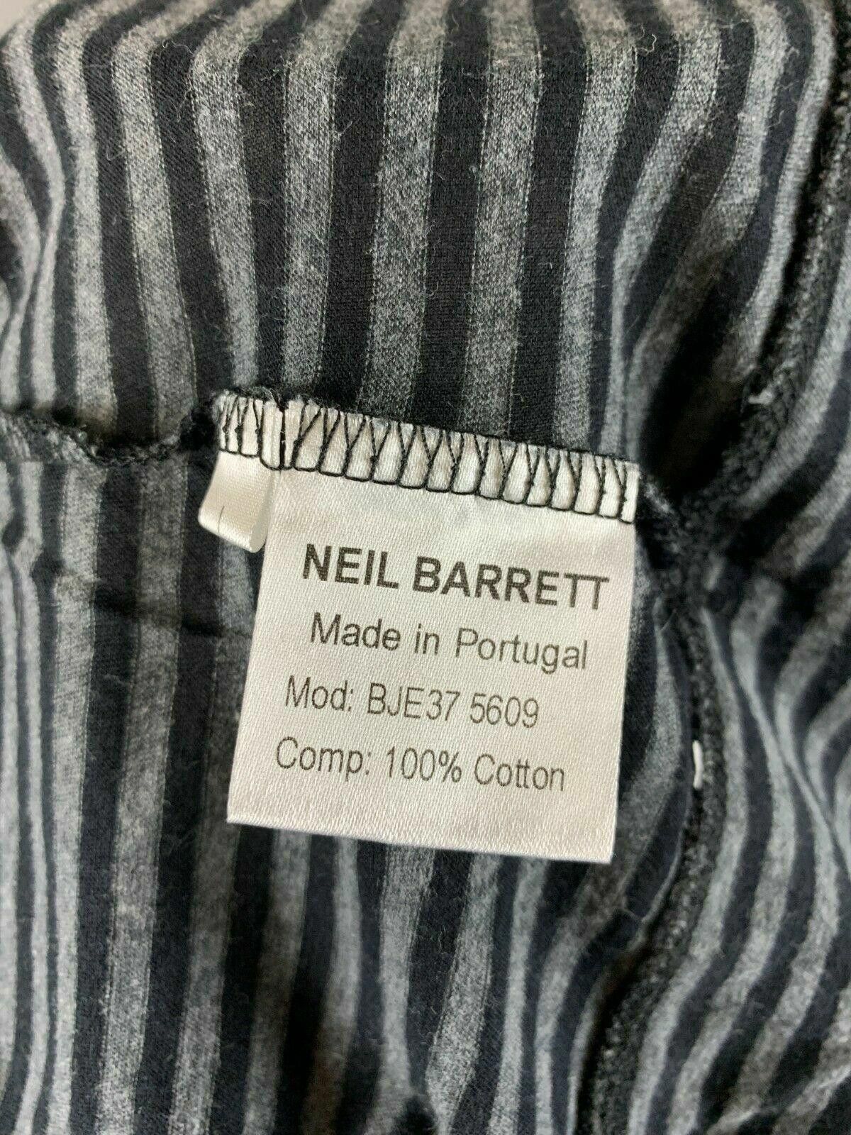 Neil Barrett Neil Barrett Black Striped Crew Neck Pullover Sweater Size L Size L / US 10 / IT 46 - 9 Thumbnail